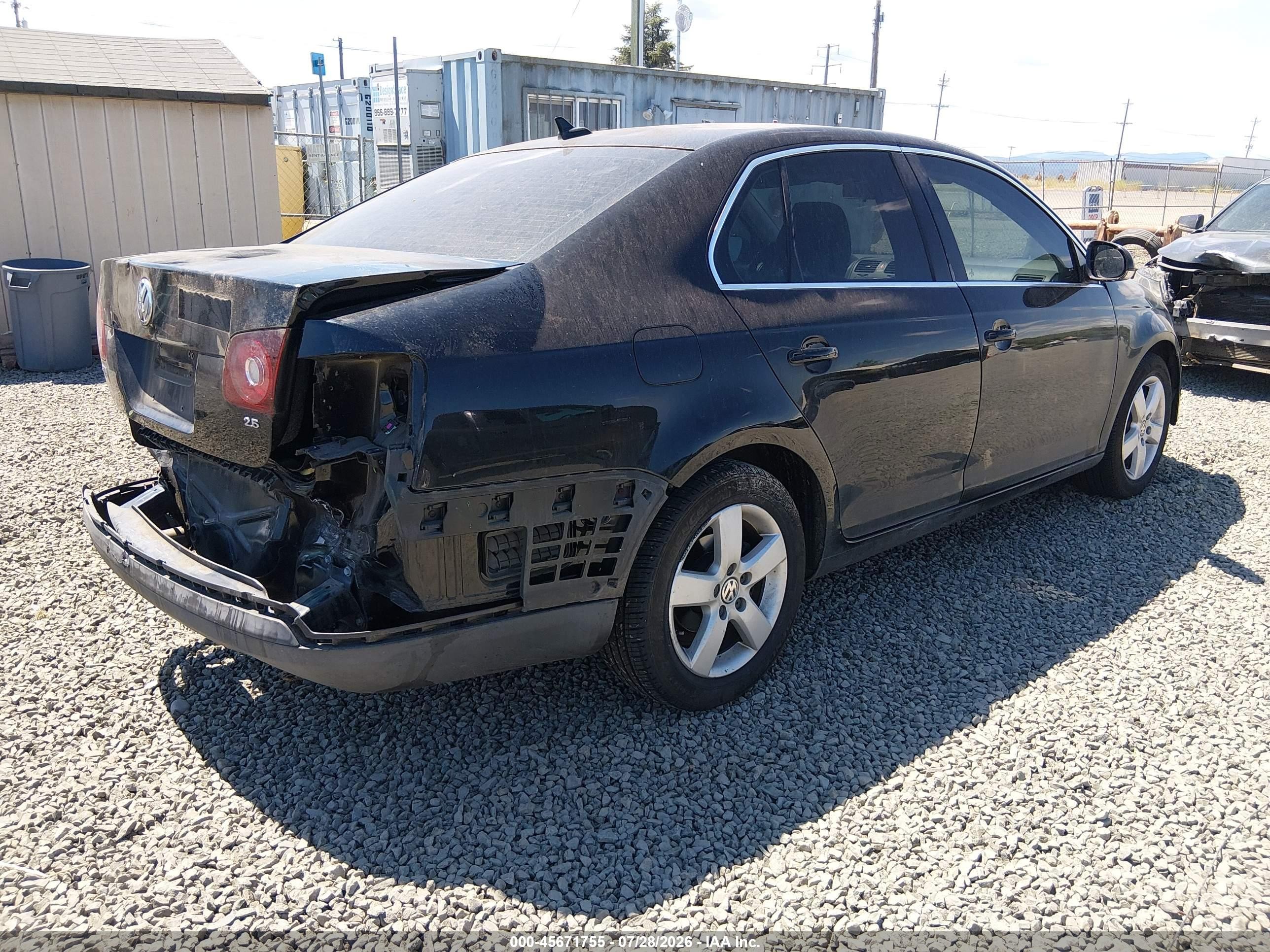 2009 Volkswagen Jetta Se Black vin: 3VWRZ71K09M142491