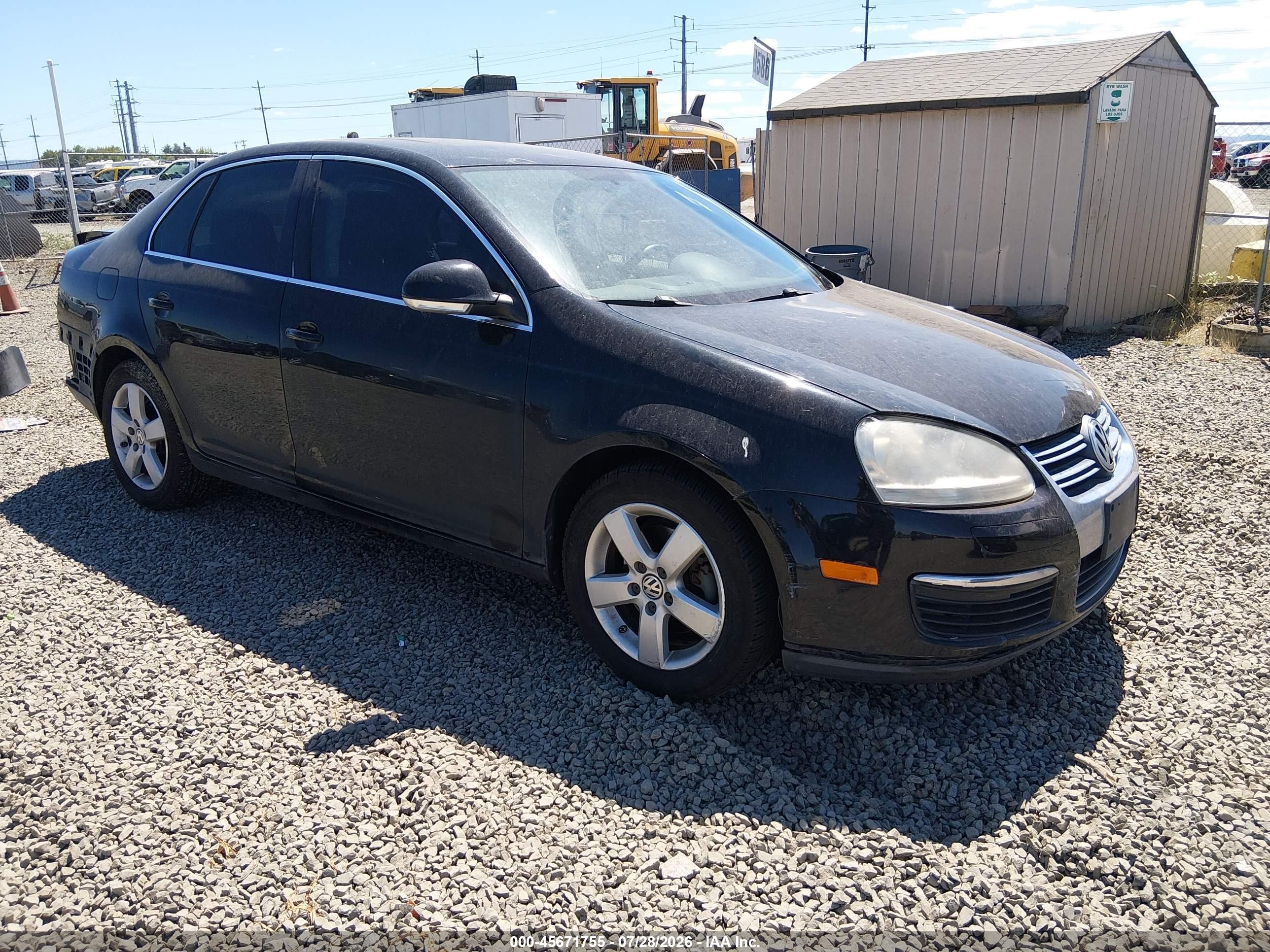 2009 Volkswagen Jetta Se Black vin: 3VWRZ71K09M142491