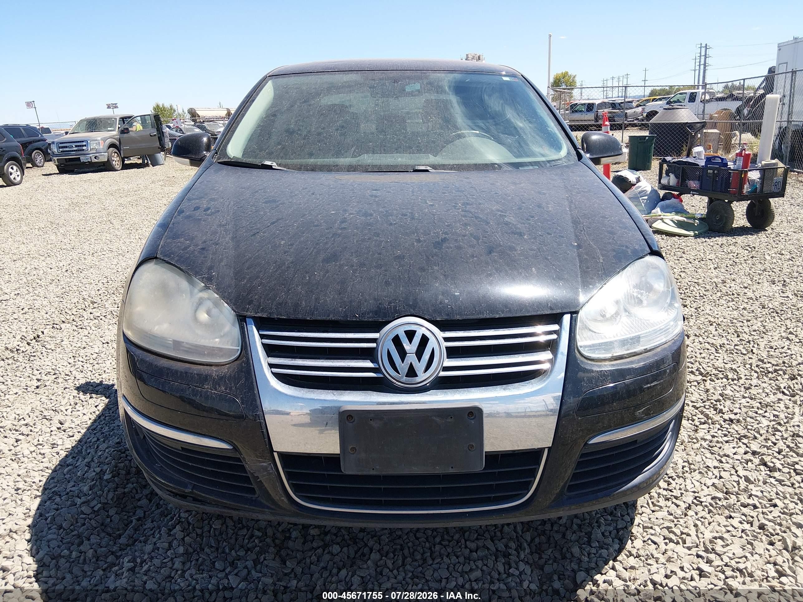 2009 Volkswagen Jetta Se Black vin: 3VWRZ71K09M142491