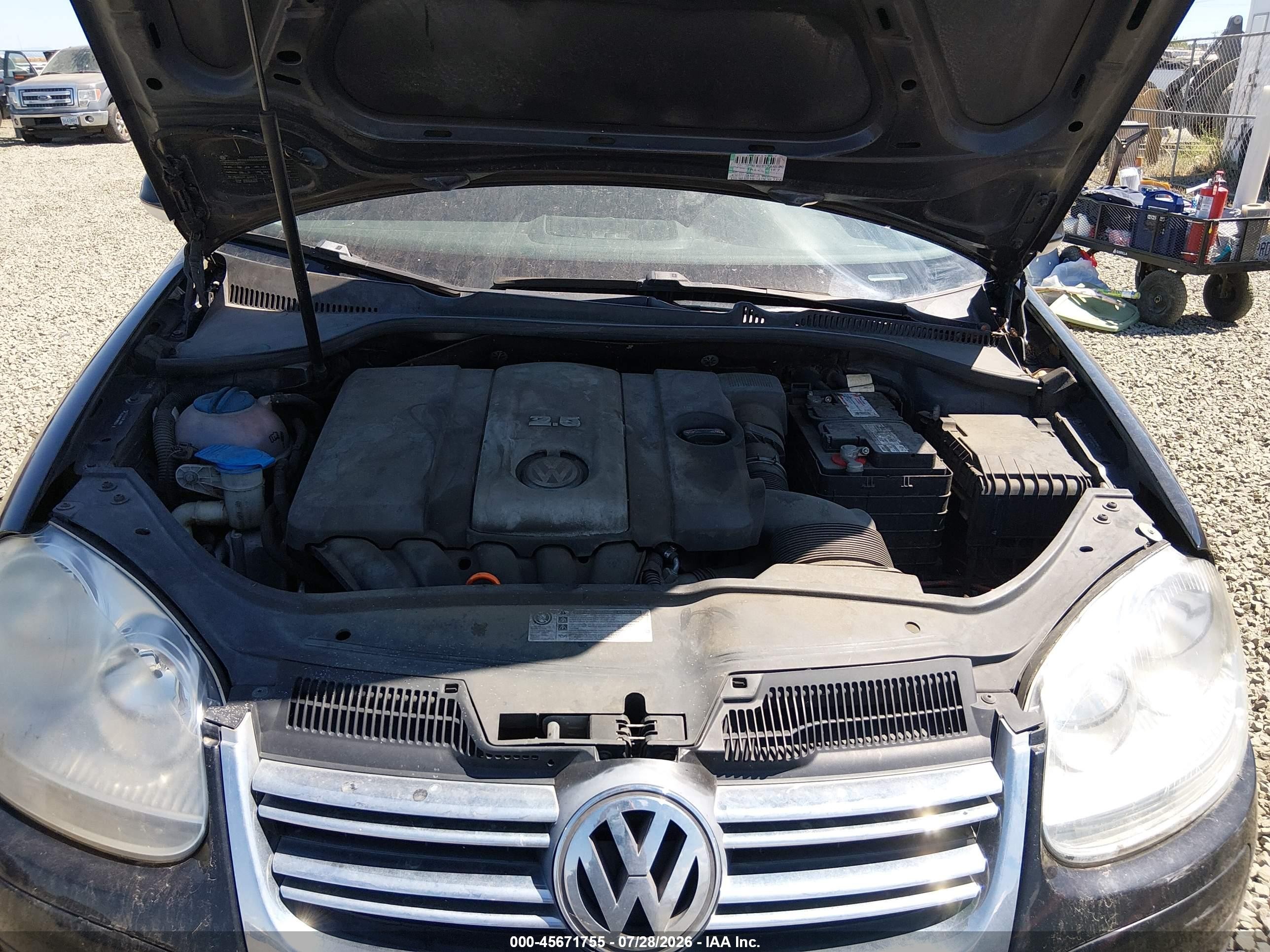 2009 Volkswagen Jetta Se Black vin: 3VWRZ71K09M142491