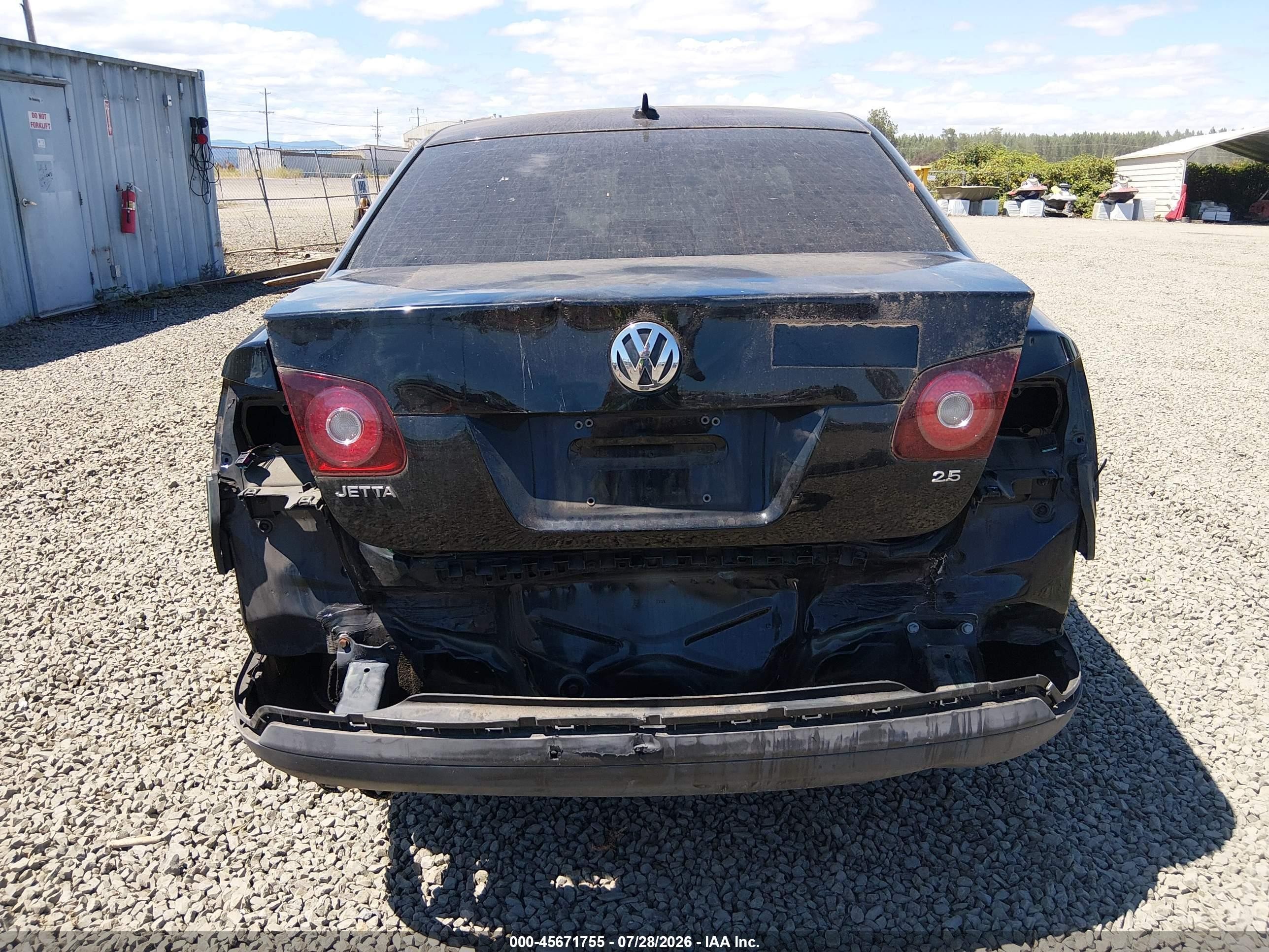 2009 Volkswagen Jetta Se Black vin: 3VWRZ71K09M142491