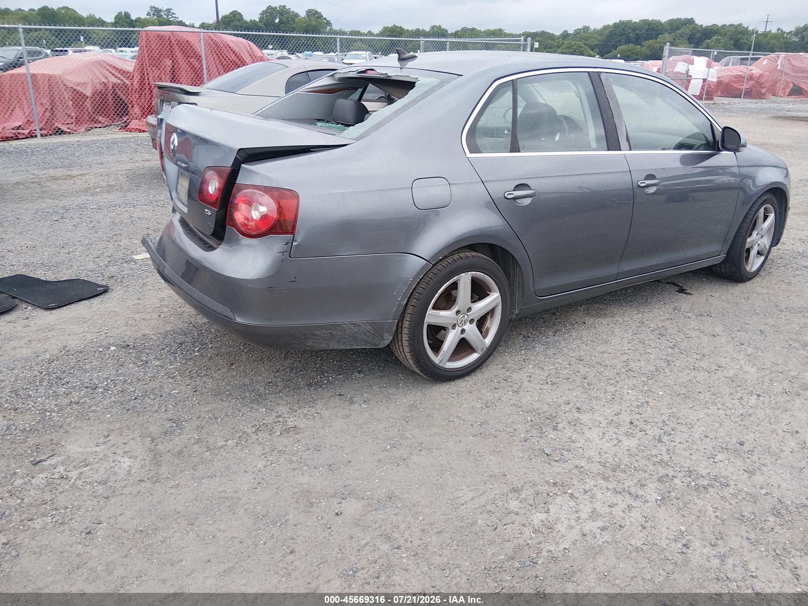 2008 Volkswagen Jetta Se/sel Серый vin: 3VWRZ71K38M073956