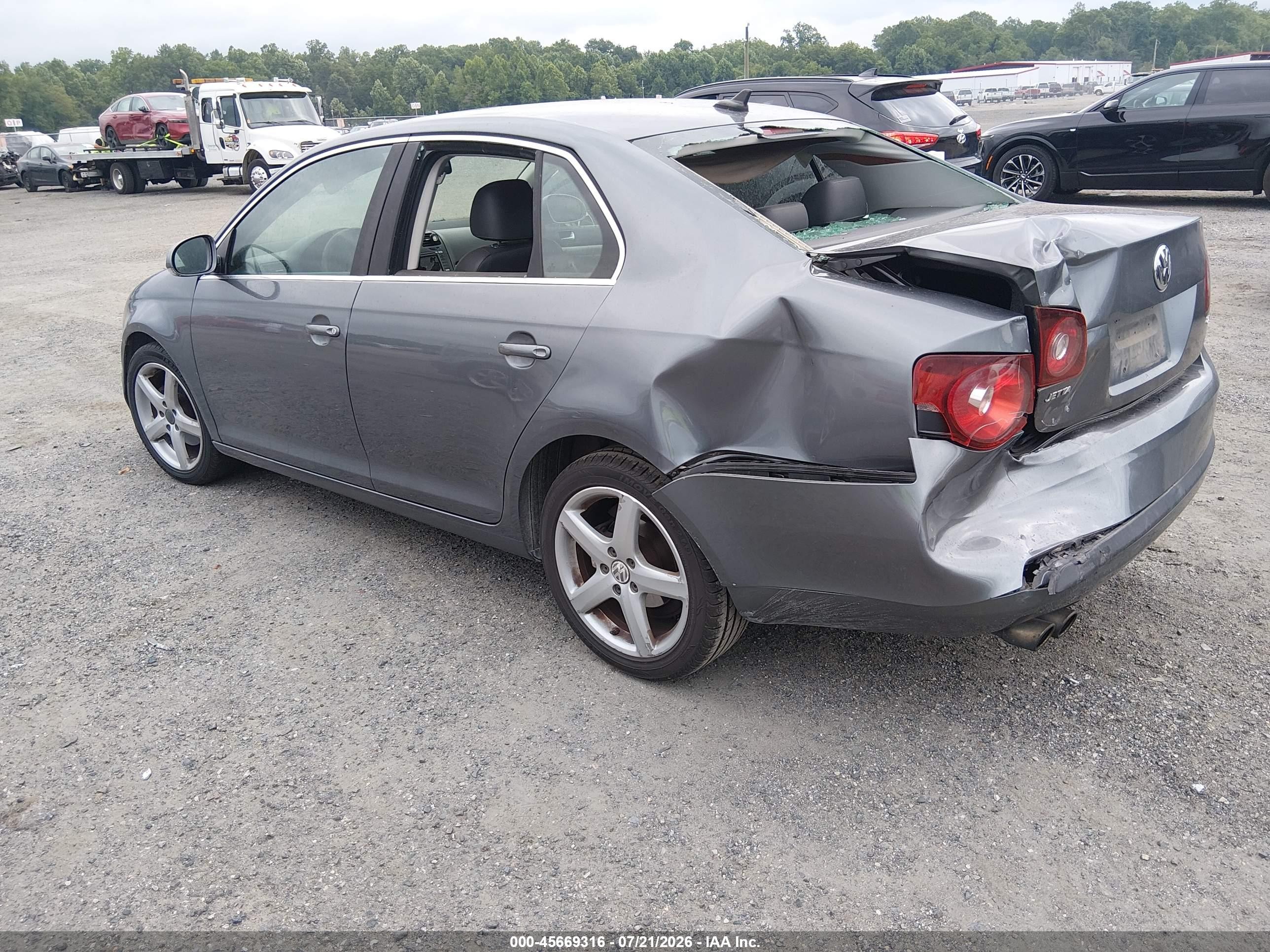 2008 Volkswagen Jetta Se/sel Серый vin: 3VWRZ71K38M073956