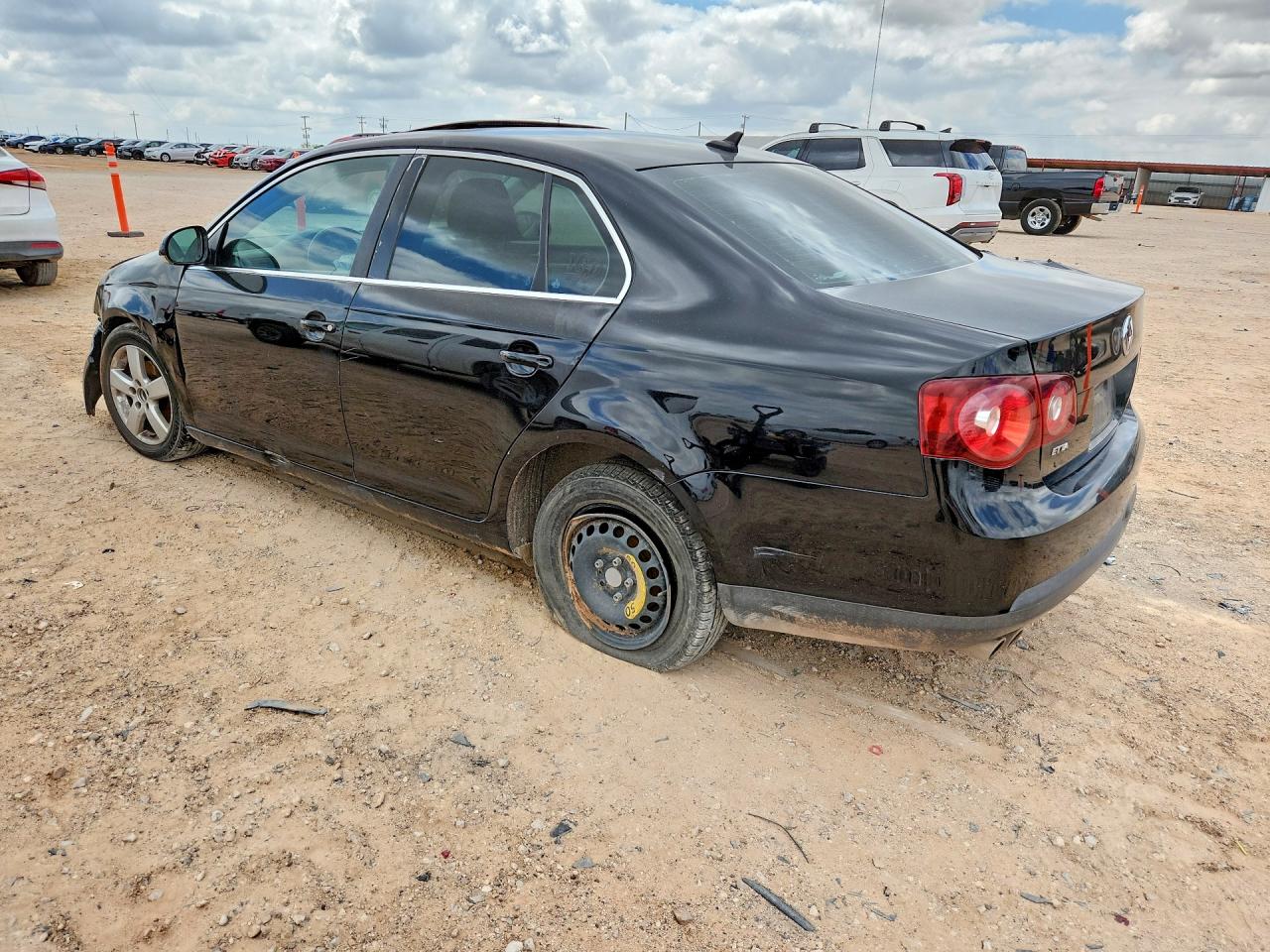 2008 Volkswagen Jetta Se Black vin: 3VWRZ71K38M093947