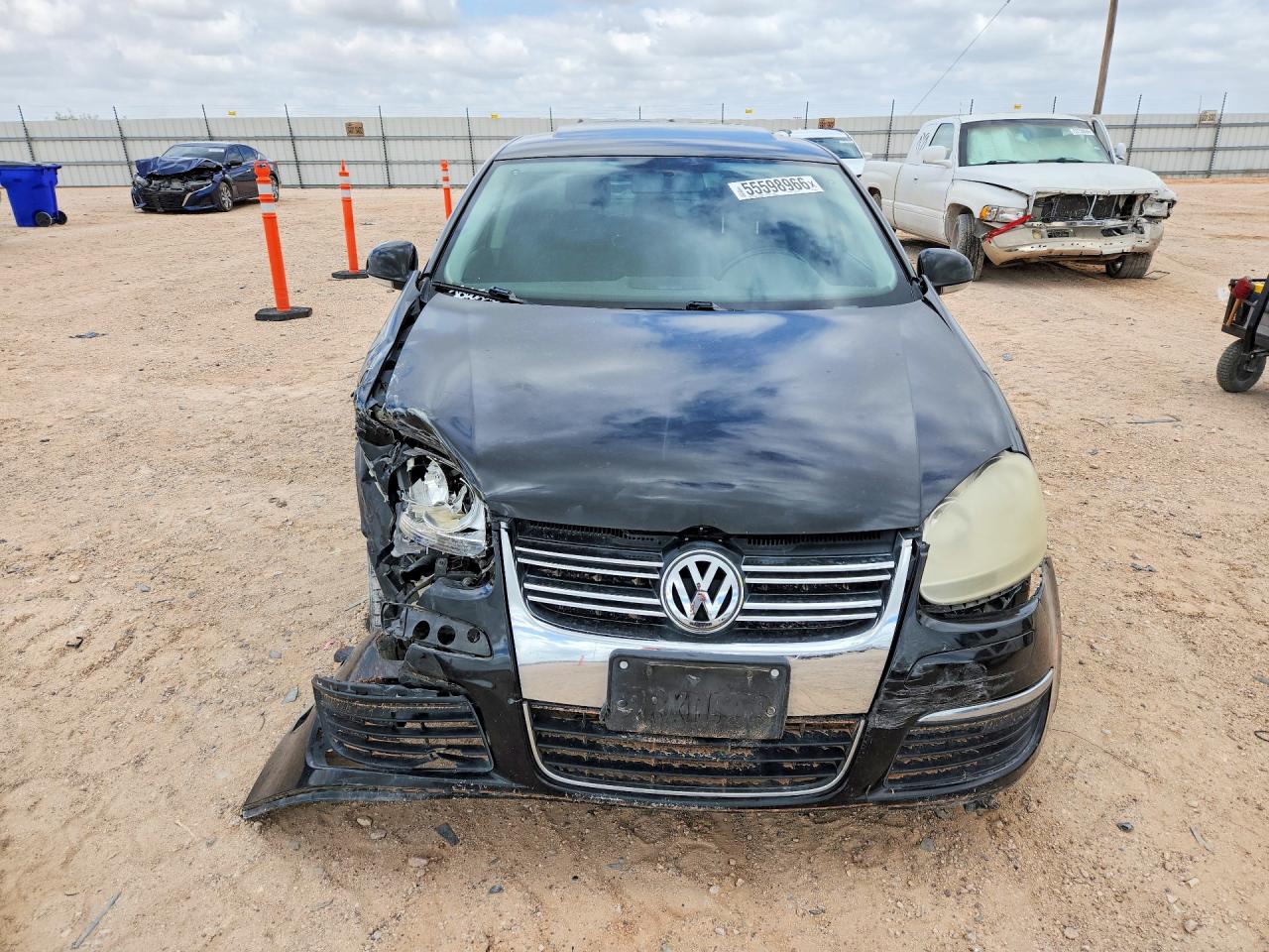 2008 Volkswagen Jetta Se Black vin: 3VWRZ71K38M093947