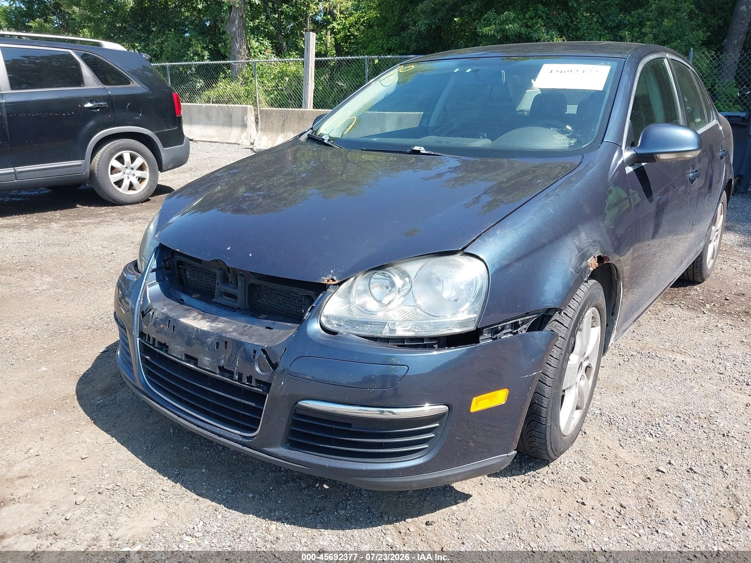 2009 Volkswagen Jetta Se/sel Blue vin: 3VWRZ71K39M053482