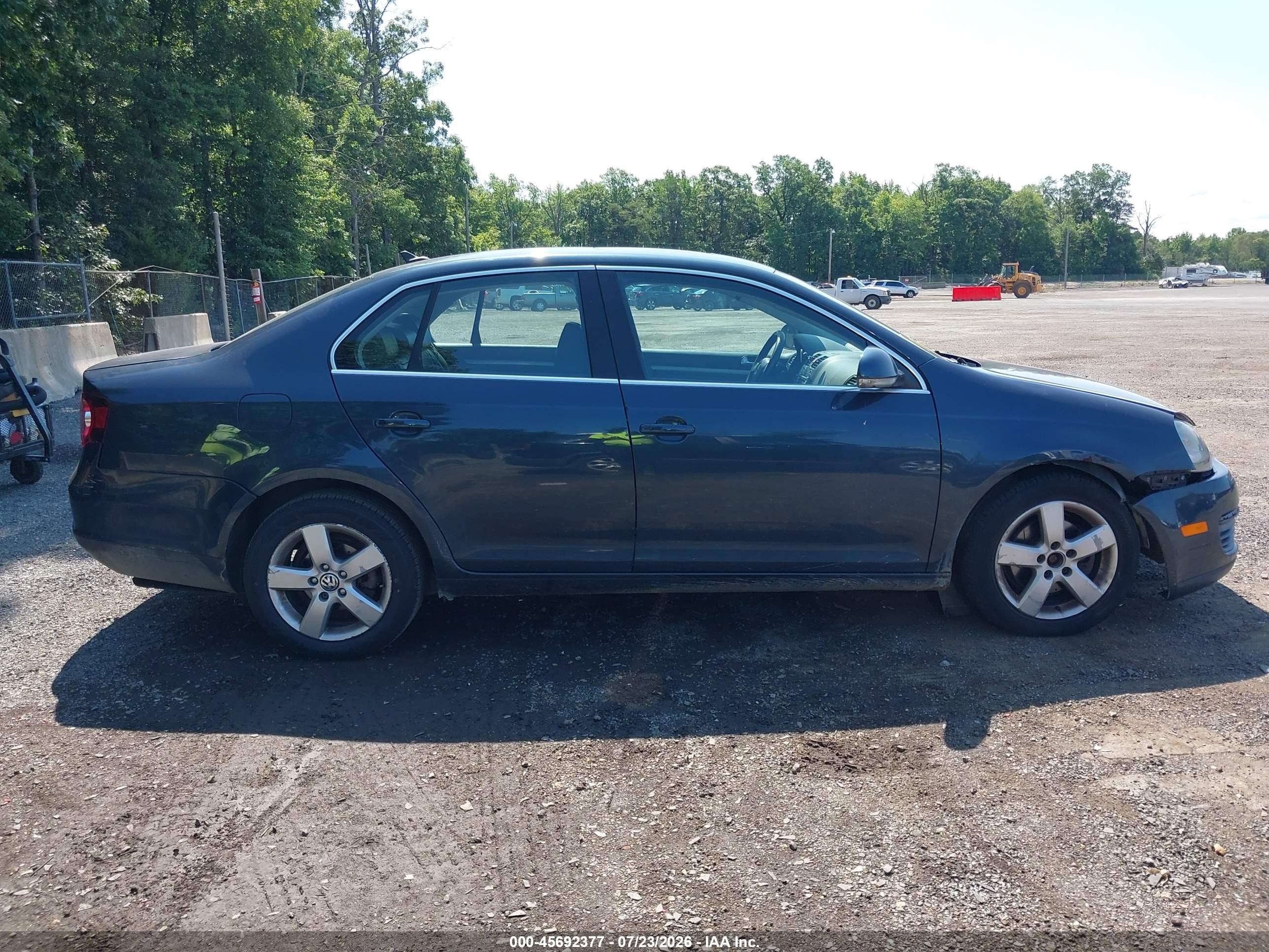 2009 Volkswagen Jetta Se/sel Blue vin: 3VWRZ71K39M053482