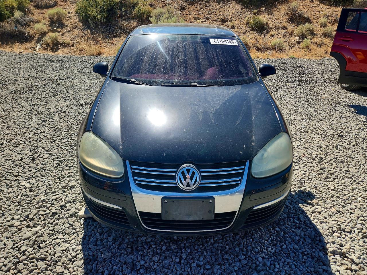2008 Volkswagen Jetta Se Black vin: 3VWRZ71K48M130388