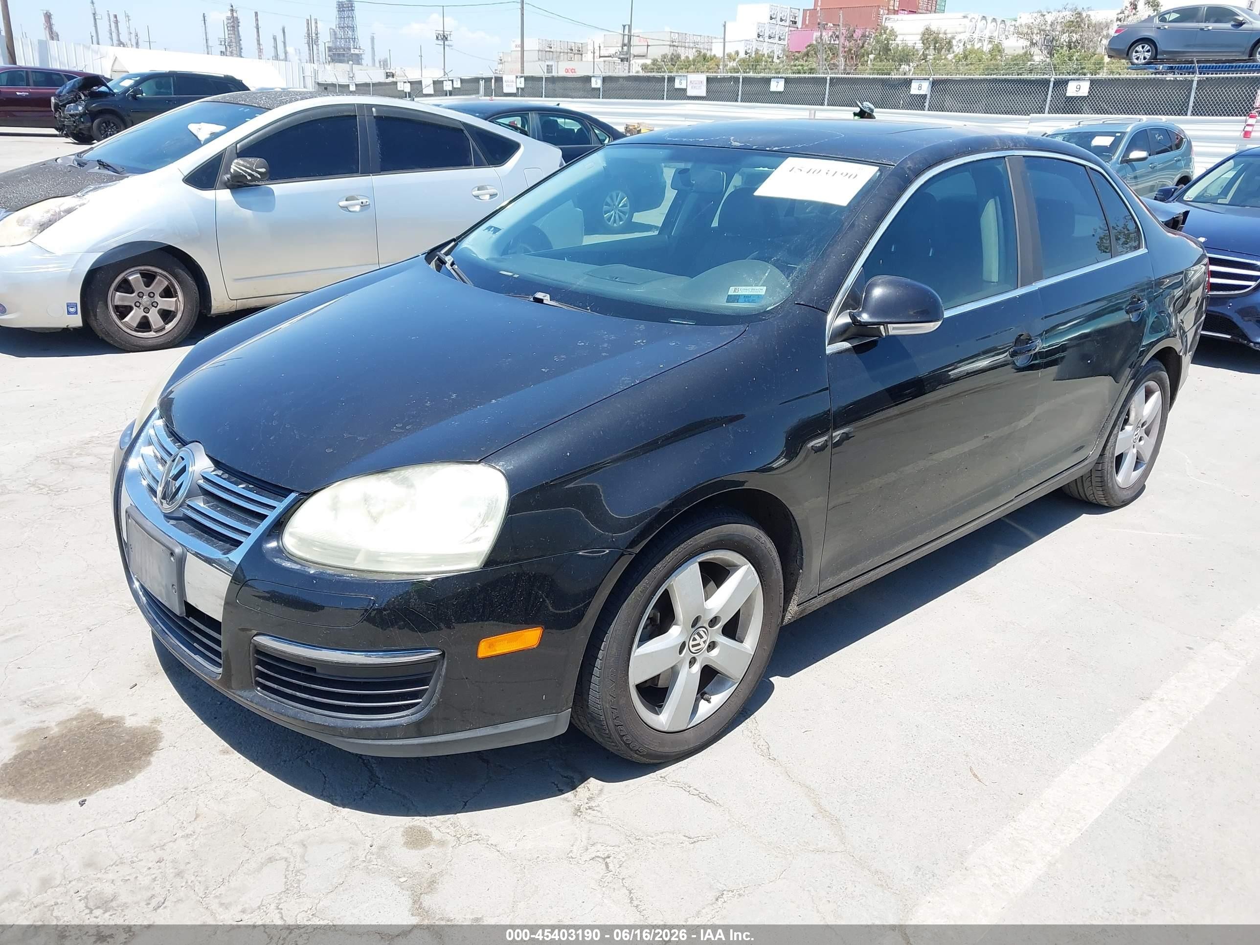 2008 Volkswagen Jetta Se/sel Black vin: 3VWRZ71K48M196827