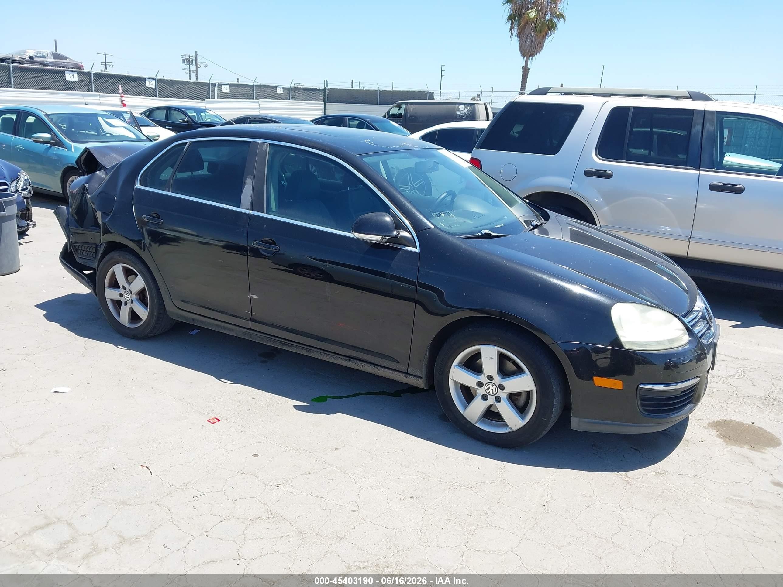 2008 Volkswagen Jetta Se/sel Black vin: 3VWRZ71K48M196827