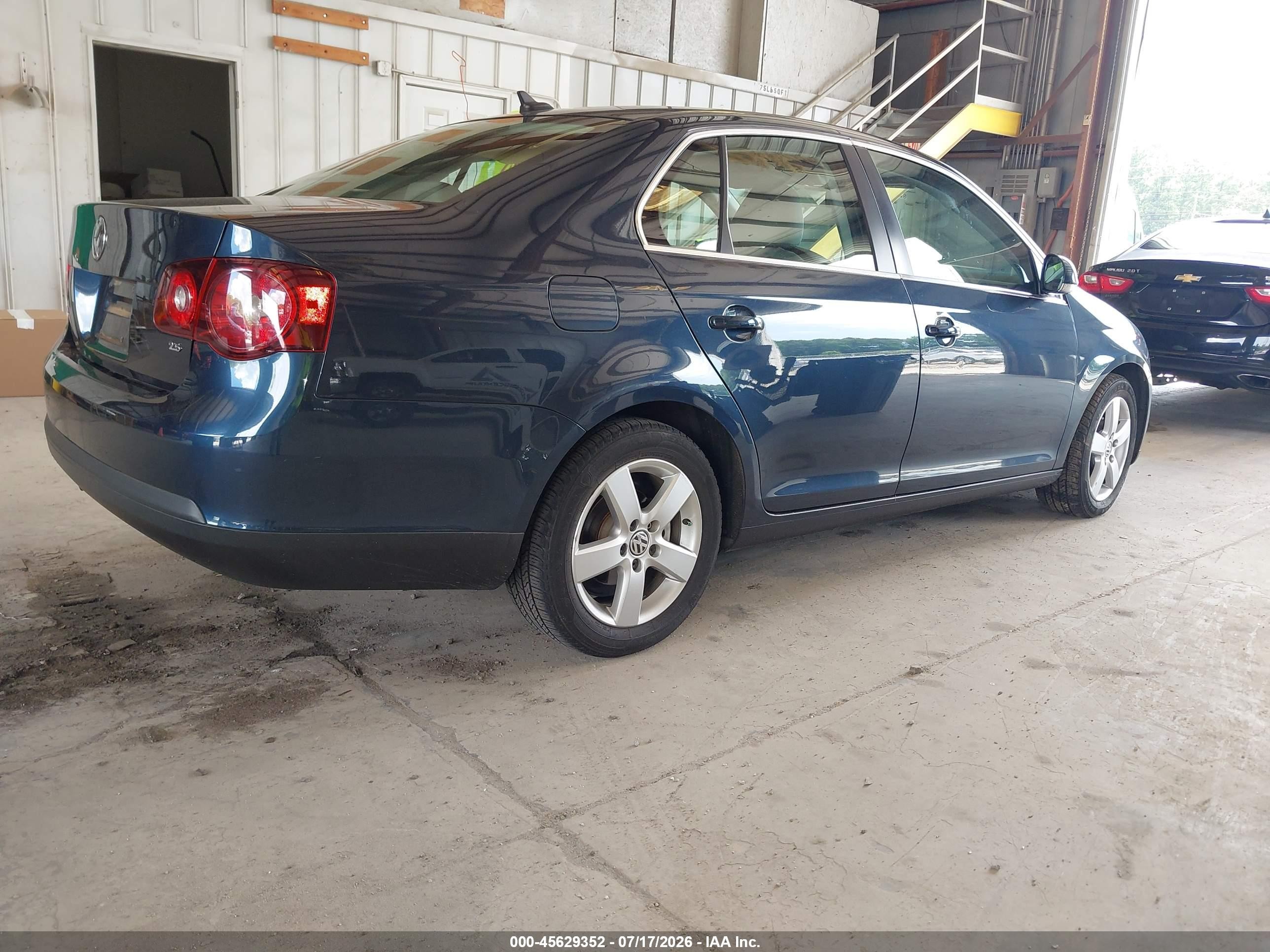 2009 Volkswagen Jetta Se Blue vin: 3VWRZ71K49M067603