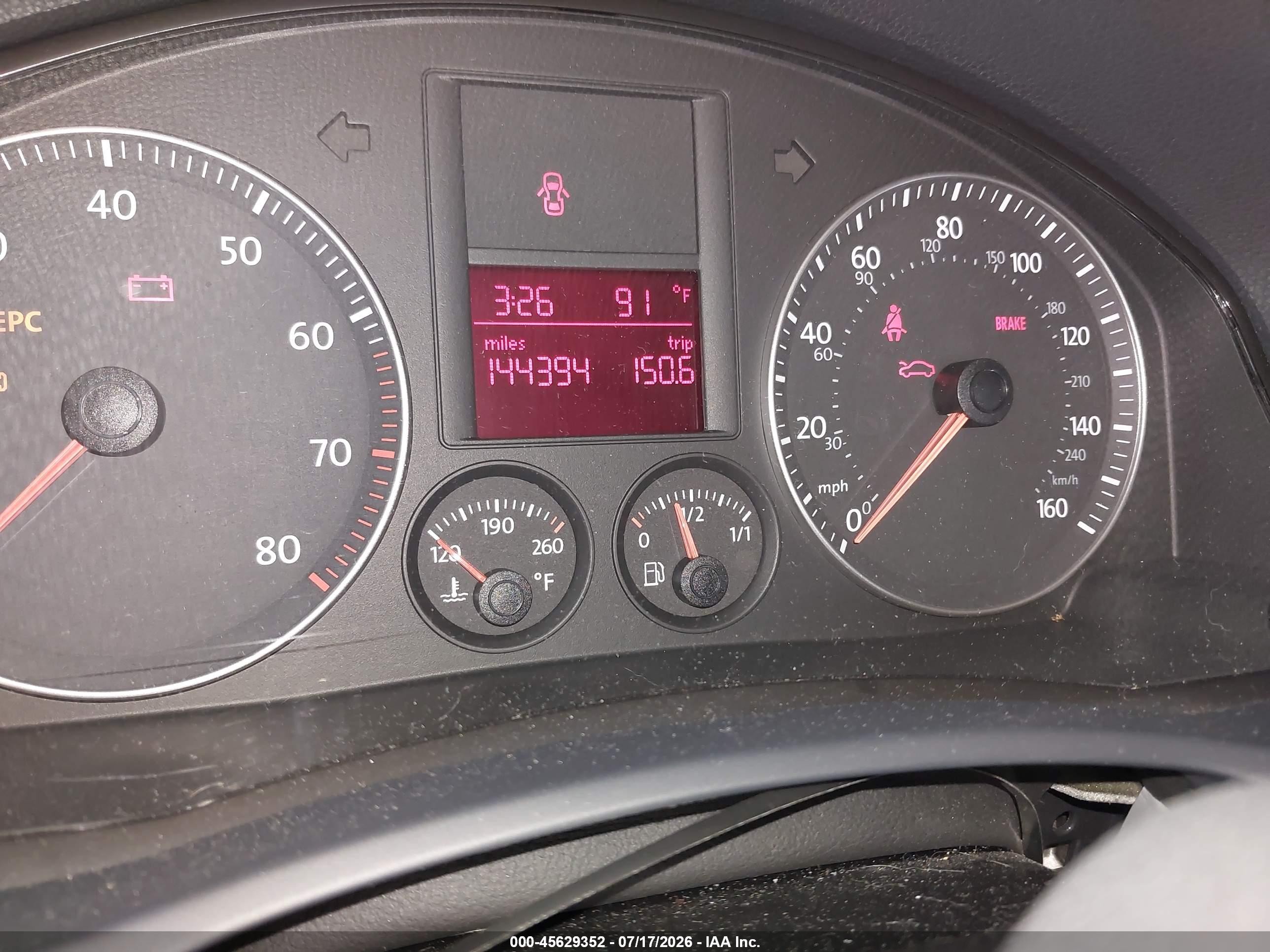 2009 Volkswagen Jetta Se Blue vin: 3VWRZ71K49M067603