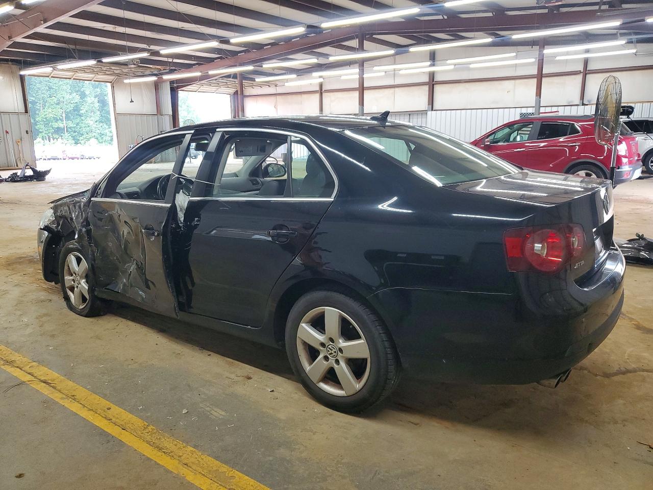 2009 Volkswagen Jetta Se Black vin: 3VWRZ71K49M120865
