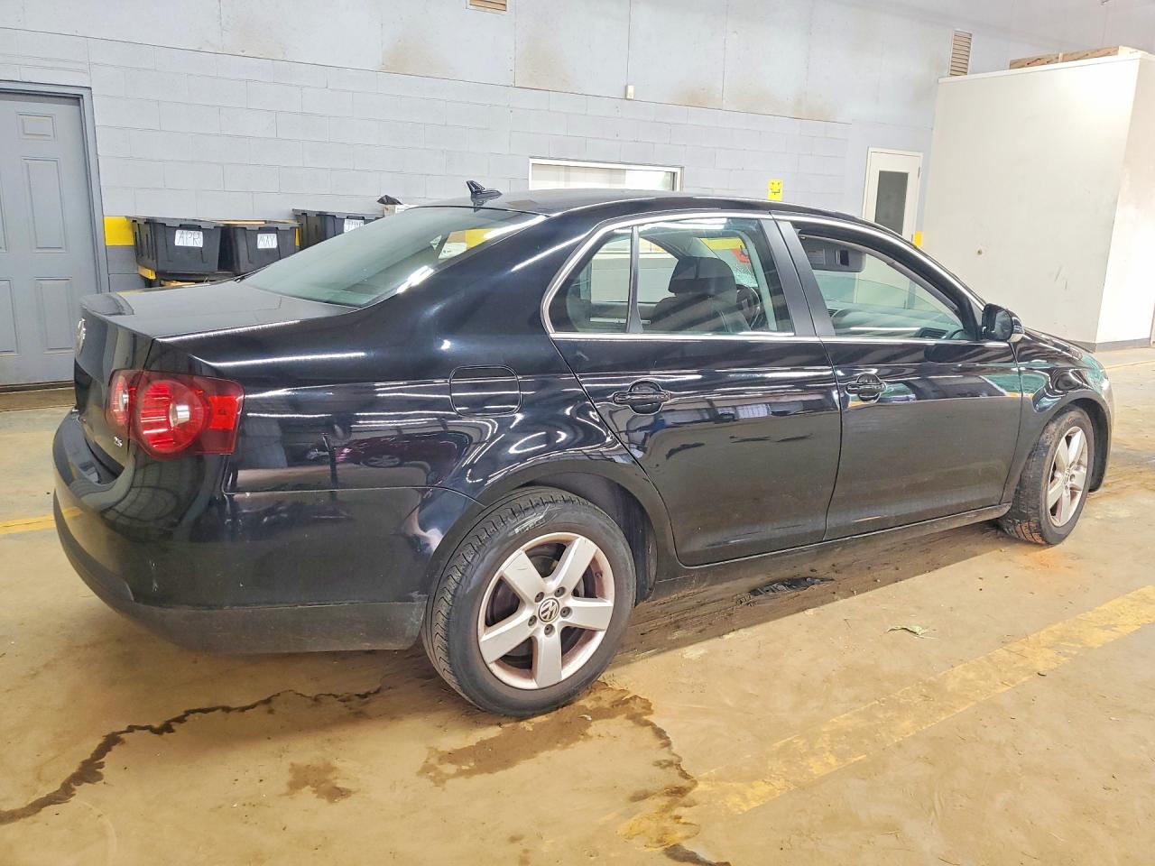 2009 Volkswagen Jetta Se Black vin: 3VWRZ71K49M120865