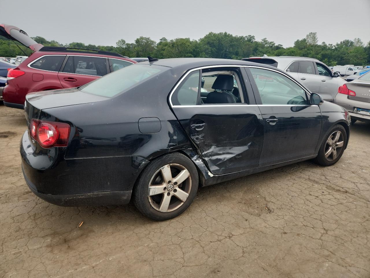 2009 Volkswagen Jetta Se Черный vin: 3VWRZ71K49M176238