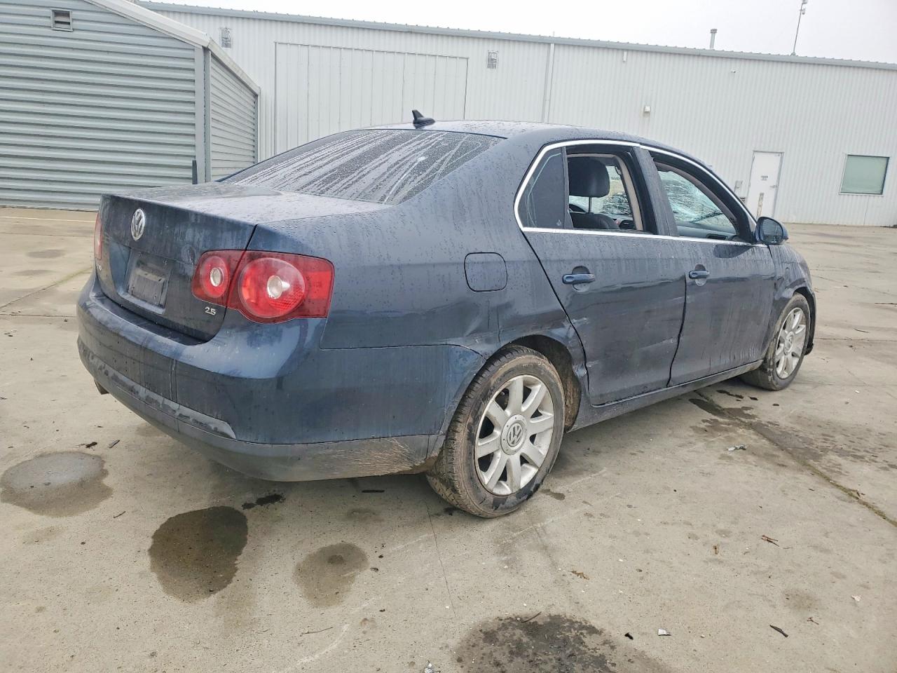 2008 Volkswagen Jetta Se Blue vin: 3VWRZ71K58M005237