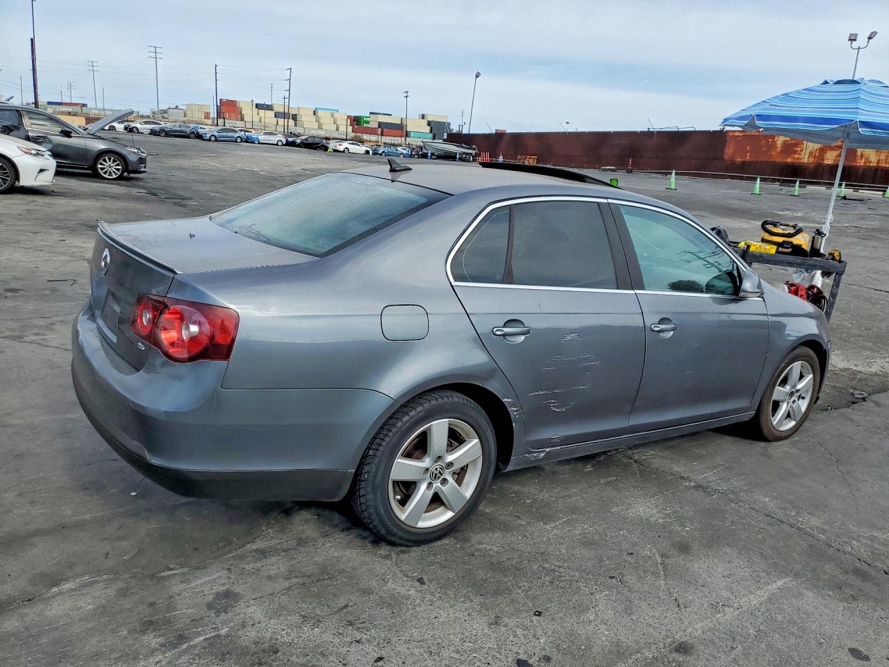2008 Volkswagen Jetta Se Gray vin: 3VWRZ71K58M109274
