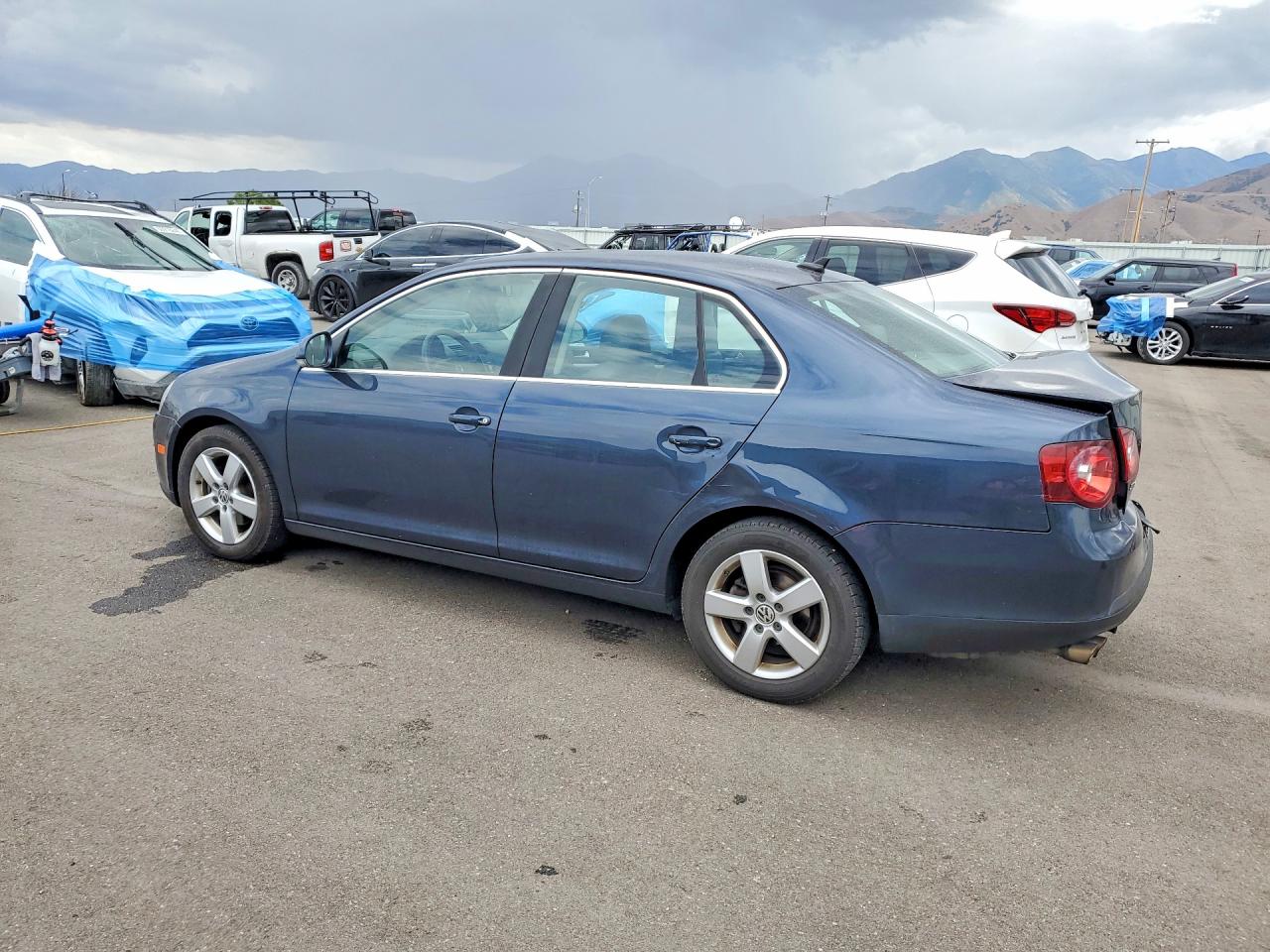 2008 Volkswagen Jetta Se Blue vin: 3VWRZ71K58M165781