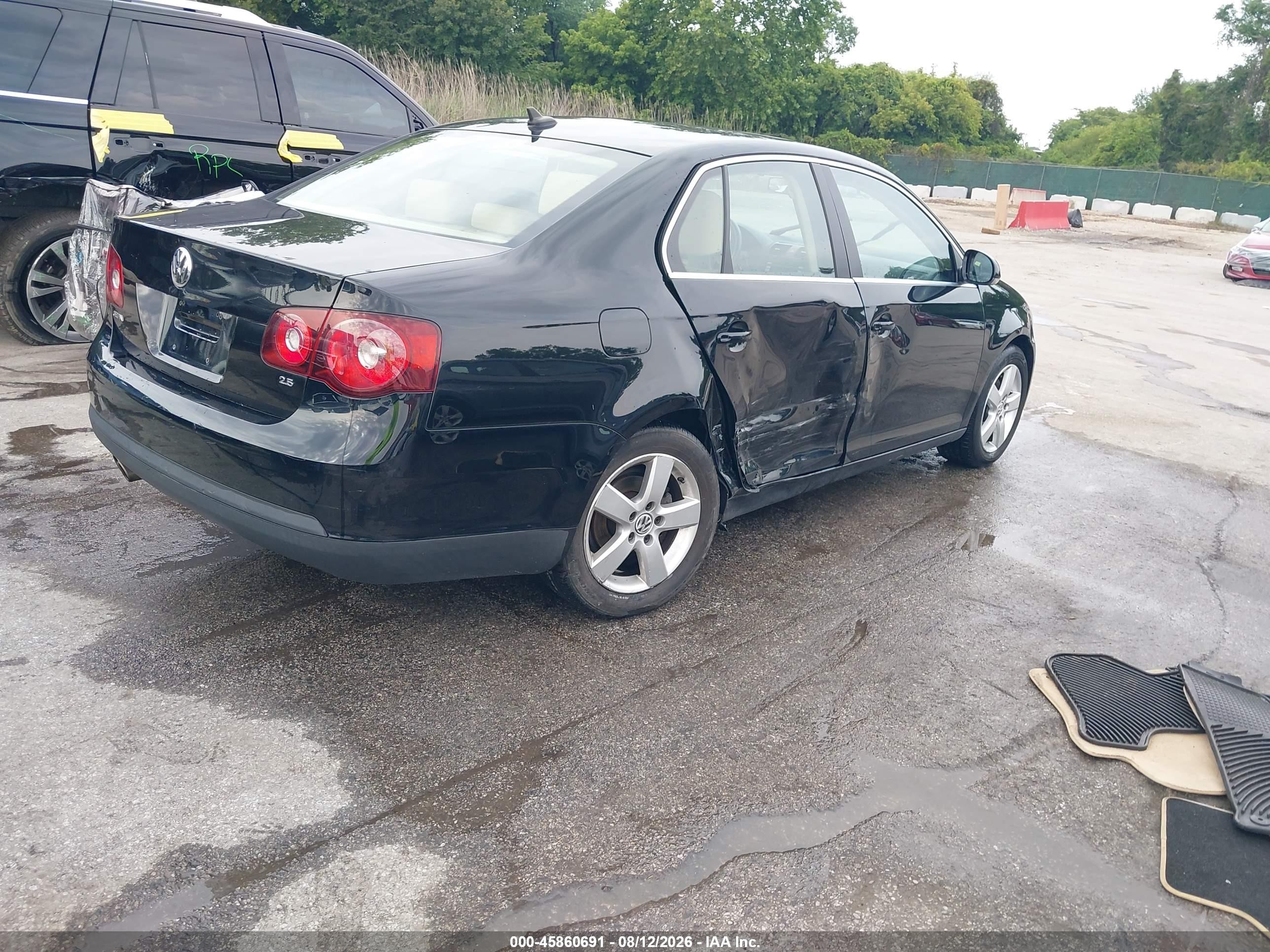 2009 Volkswagen Jetta Se/sel Black vin: 3VWRZ71K69M058675