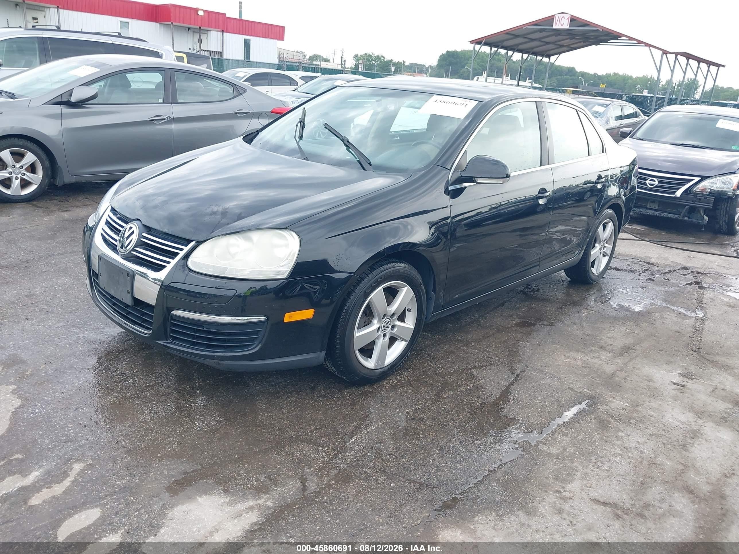 2009 Volkswagen Jetta Se/sel Black vin: 3VWRZ71K69M058675