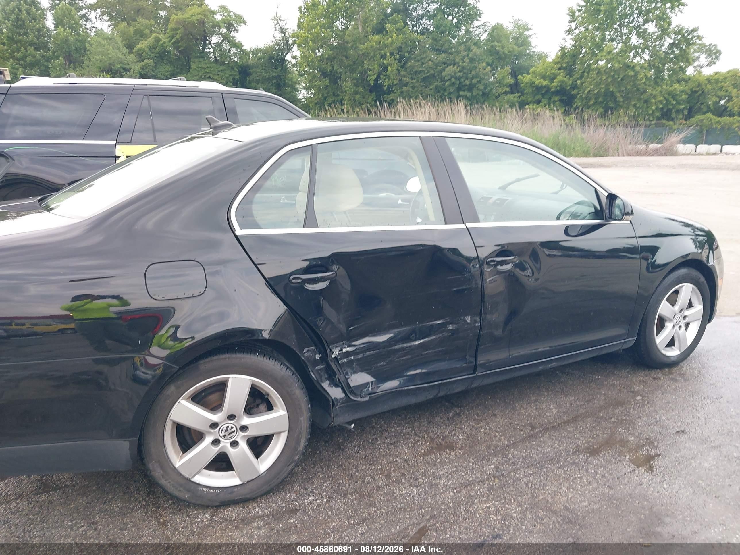 2009 Volkswagen Jetta Se/sel Black vin: 3VWRZ71K69M058675