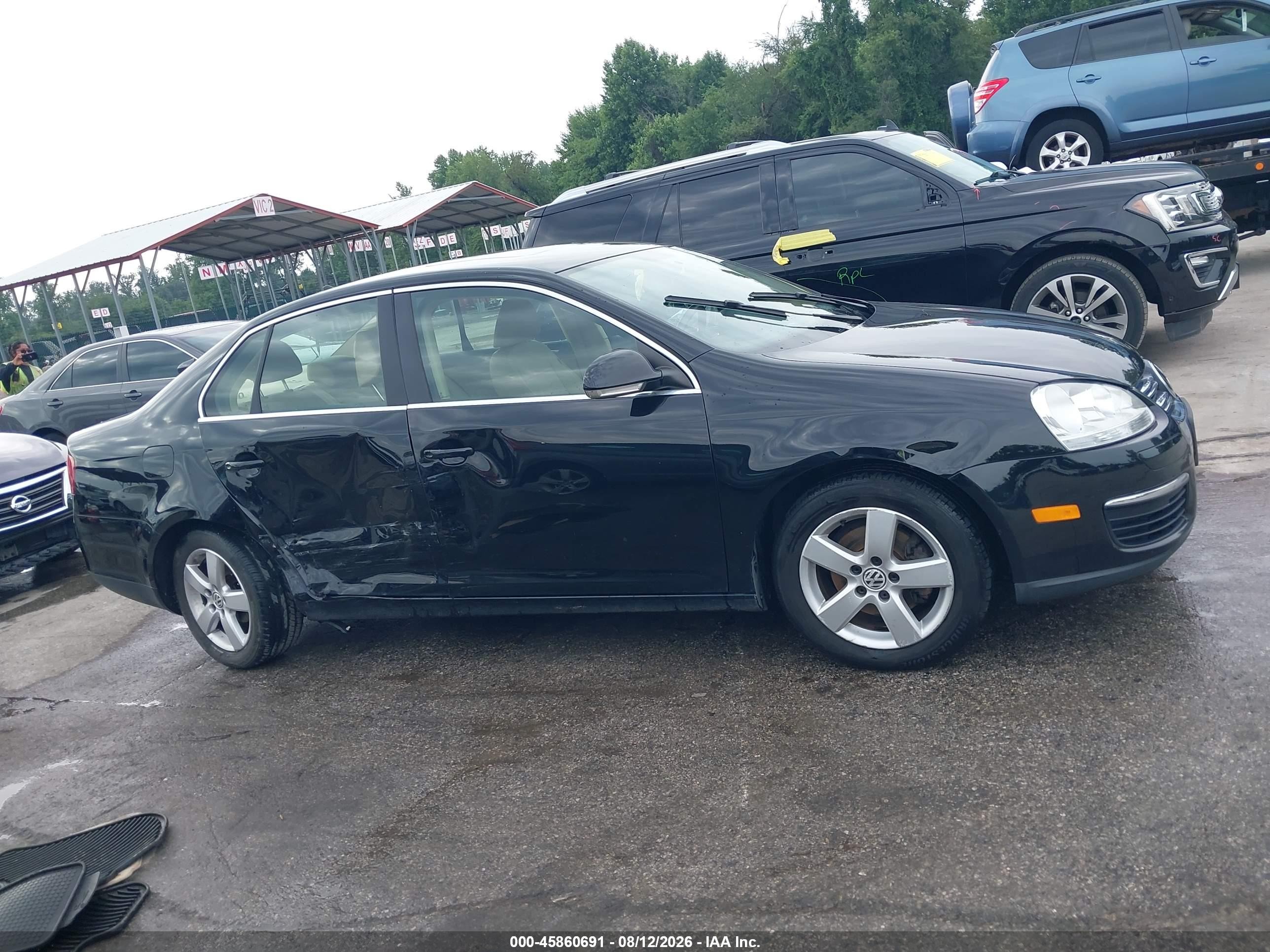 2009 Volkswagen Jetta Se/sel Black vin: 3VWRZ71K69M058675