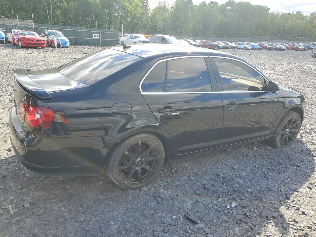 2009 Volkswagen Jetta Se Black vin: 3VWRZ71K69M092275