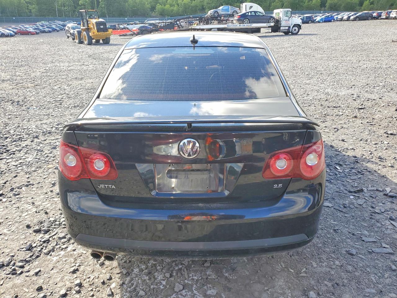 2009 Volkswagen Jetta Se Black vin: 3VWRZ71K69M092275