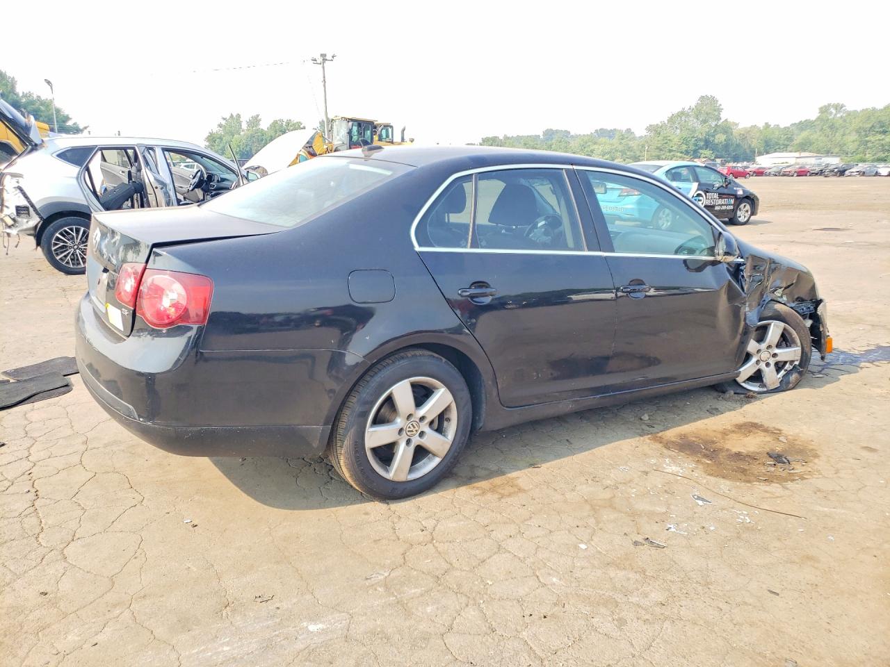 2009 Volkswagen Jetta Se Черный vin: 3VWRZ71K69M150160