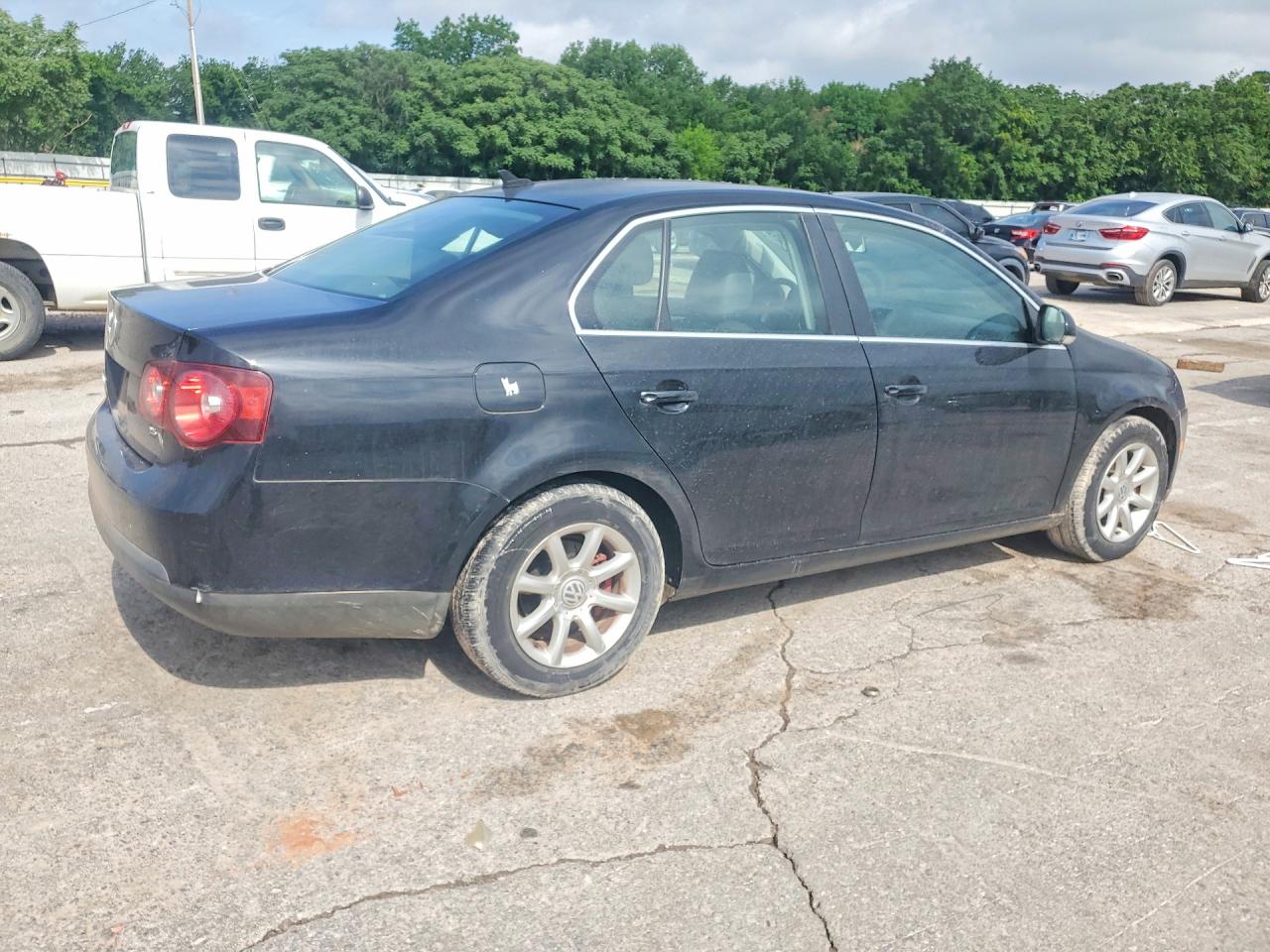 2009 Volkswagen Jetta Se Black vin: 3VWRZ71K69M161126