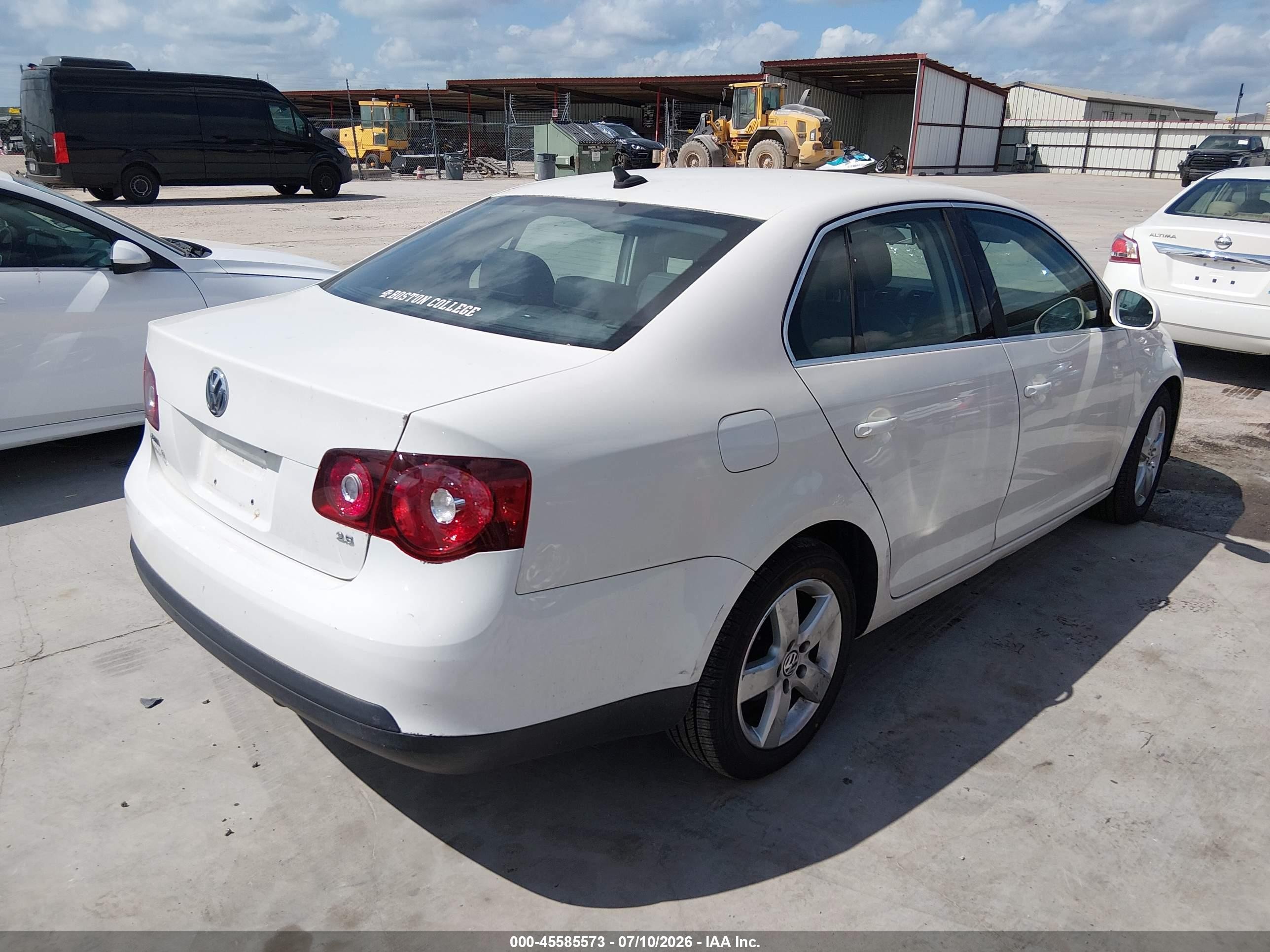 2008 Volkswagen Jetta Se/sel White vin: 3VWRZ71K78M032245