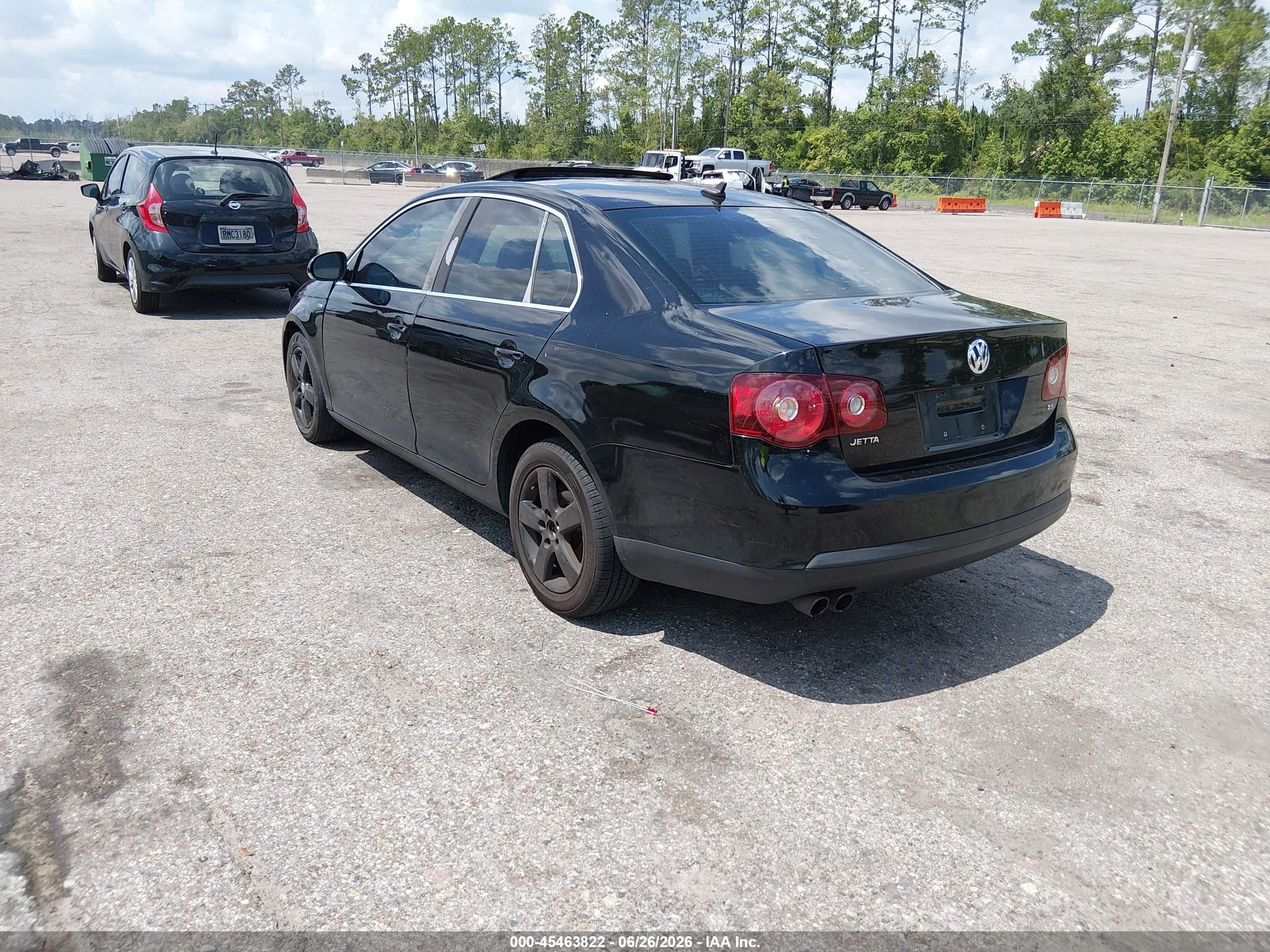 2008 Volkswagen Jetta Se/sel Черный vin: 3VWRZ71K78M077444