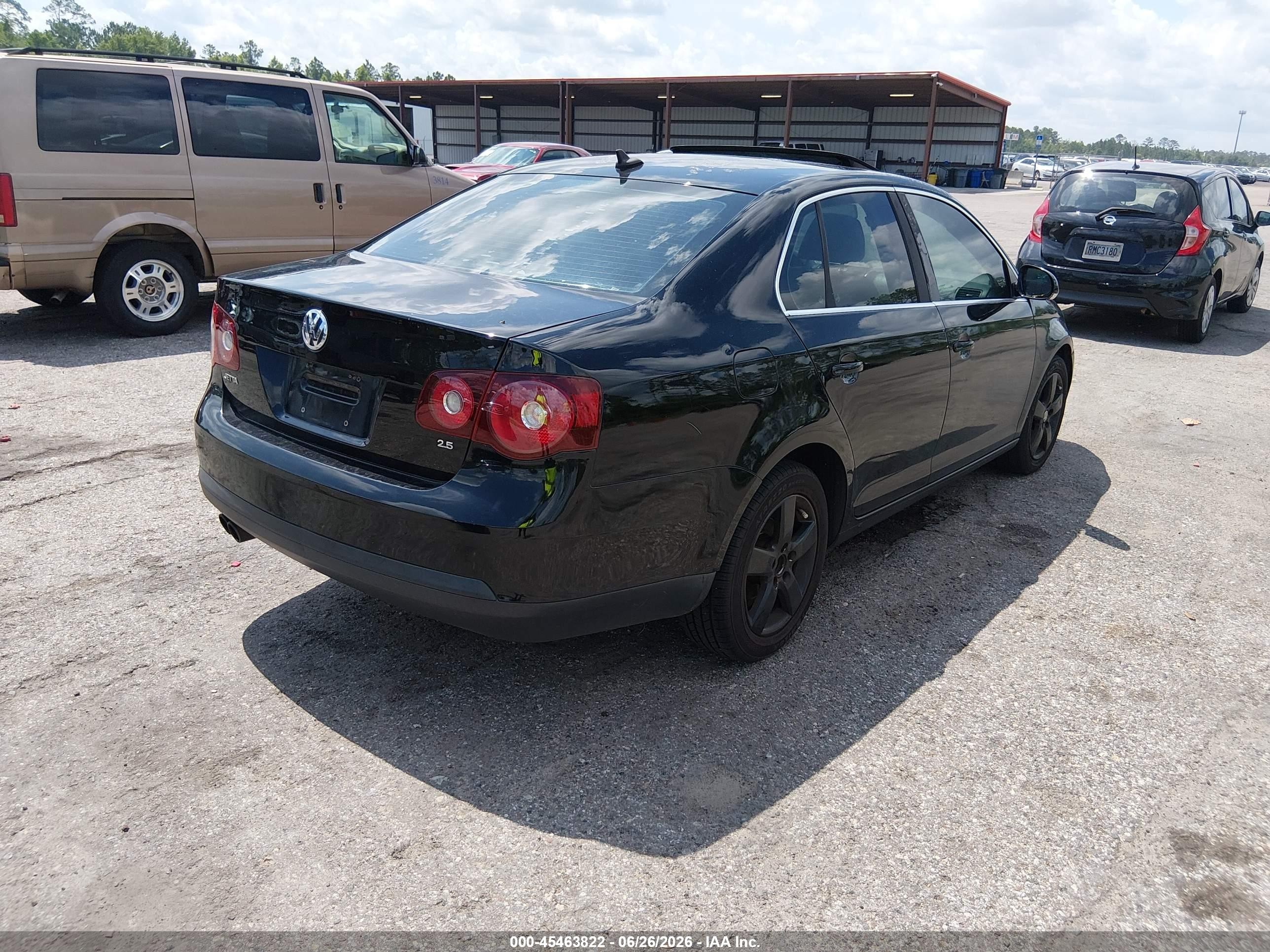 2008 Volkswagen Jetta Se/sel Черный vin: 3VWRZ71K78M077444