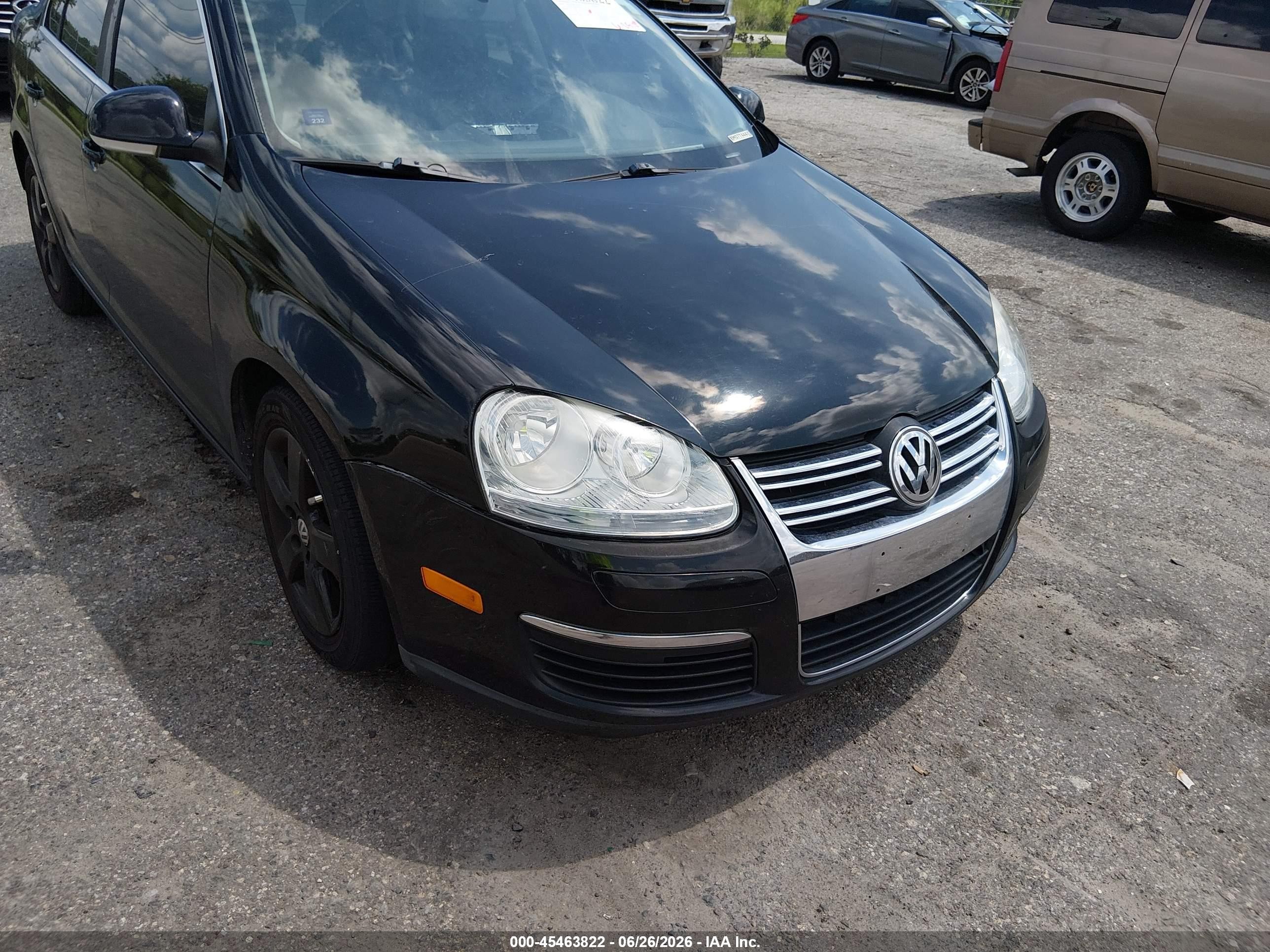 2008 Volkswagen Jetta Se/sel Черный vin: 3VWRZ71K78M077444