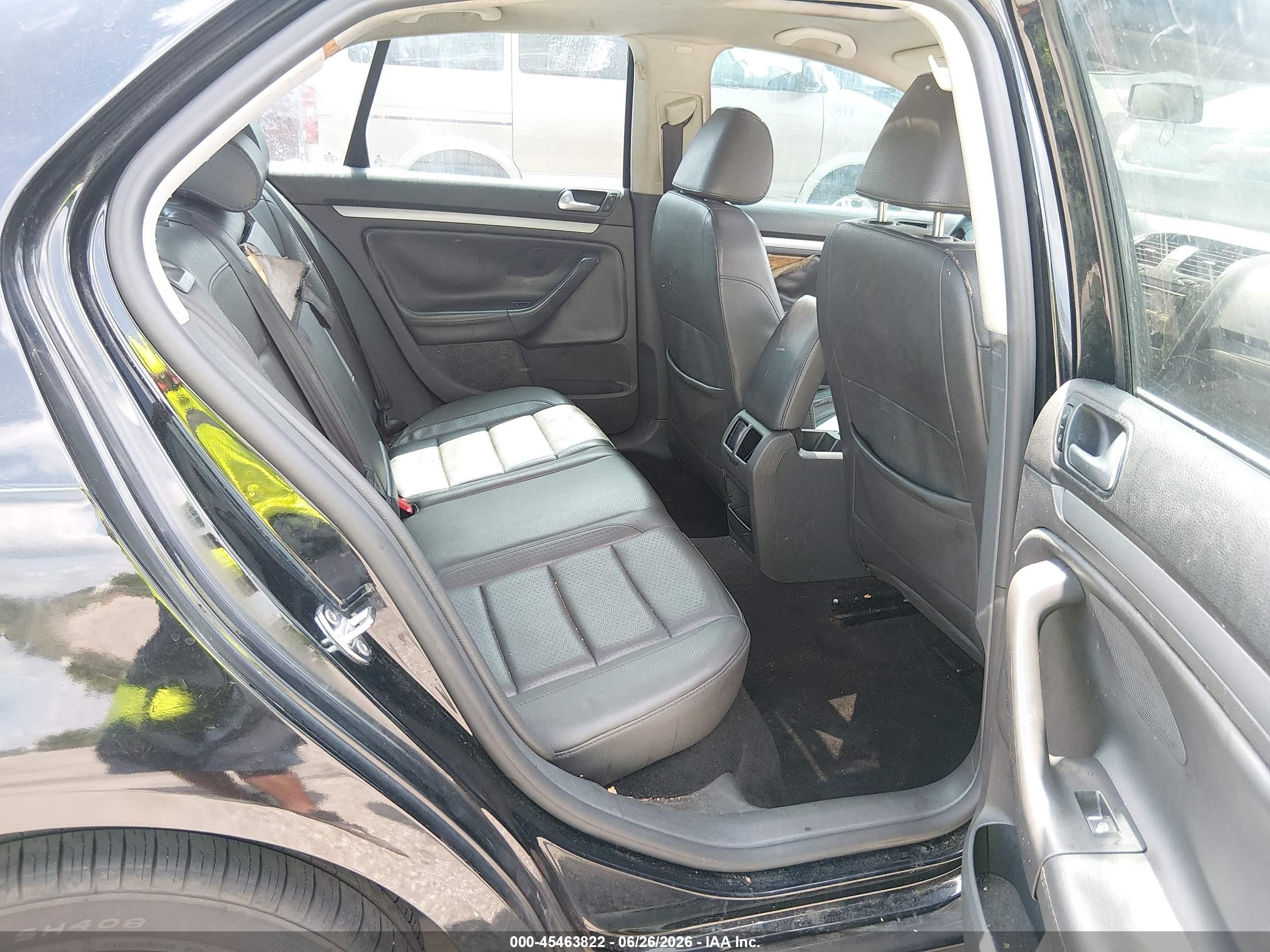 2008 Volkswagen Jetta Se/sel Черный vin: 3VWRZ71K78M077444