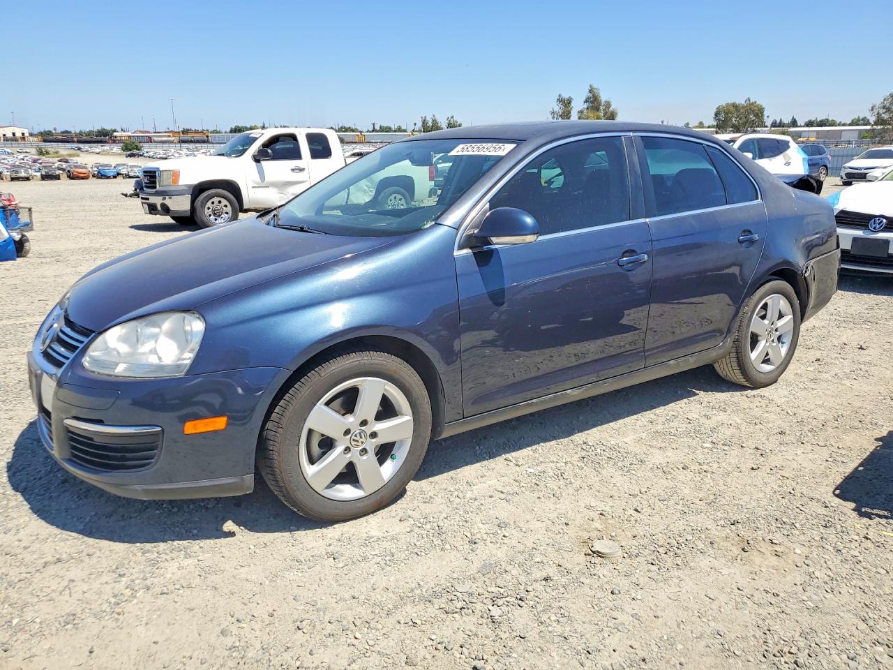 2009 Volkswagen Jetta Se Blue vin: 3VWRZ71K89M067846