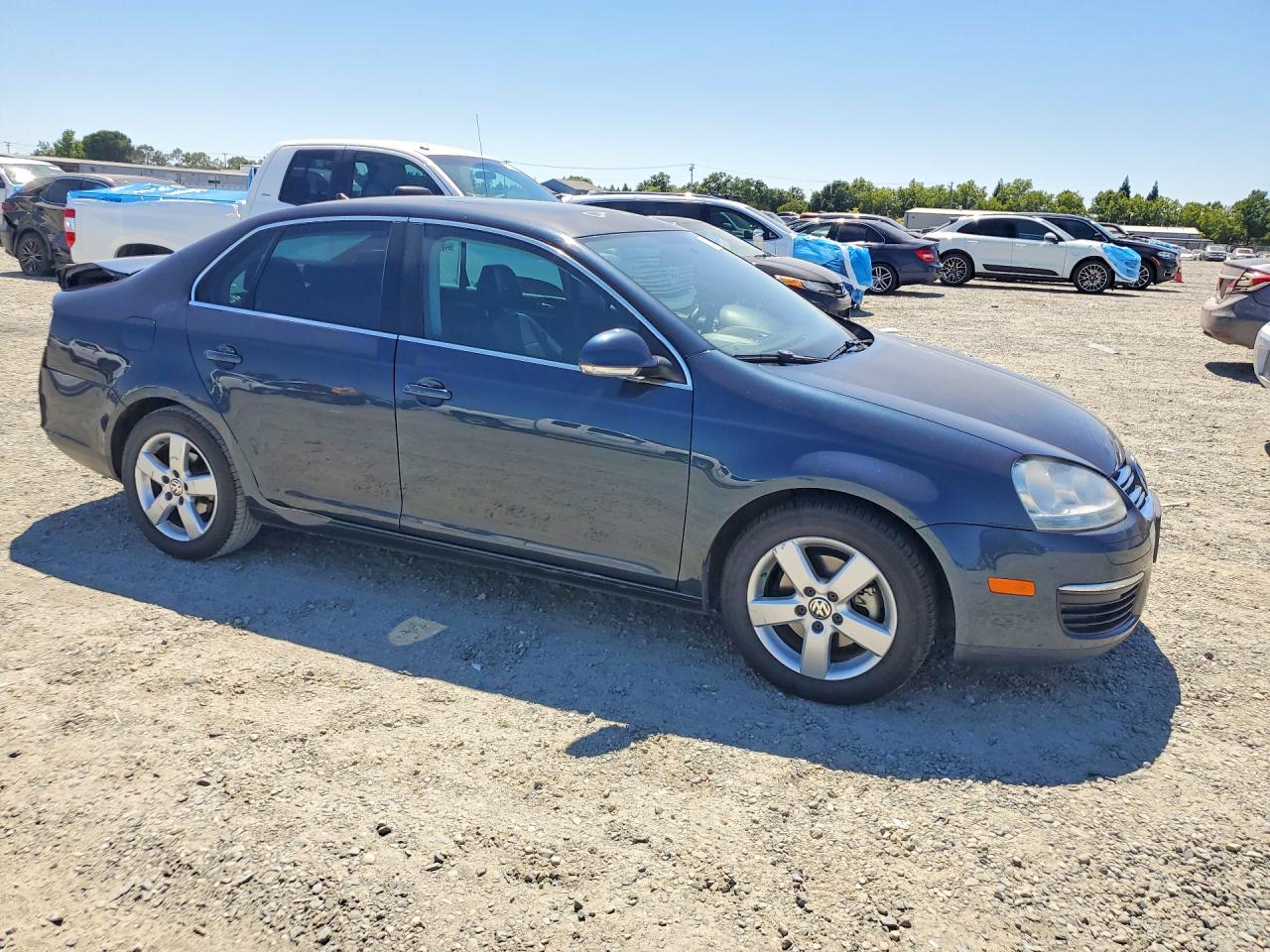2009 Volkswagen Jetta Se Синий vin: 3VWRZ71K89M067846