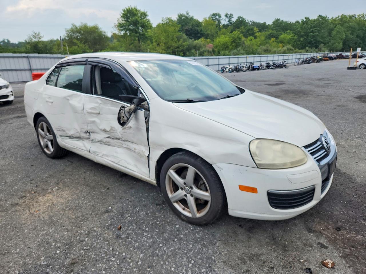 2009 Volkswagen Jetta Se White vin: 3VWRZ71K89M087093