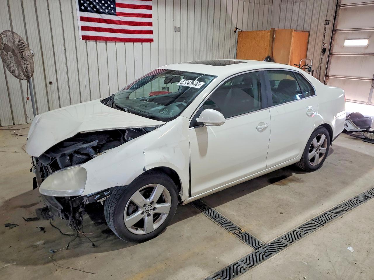 2008 Volkswagen Jetta Se White vin: 3VWRZ71K98M097176
