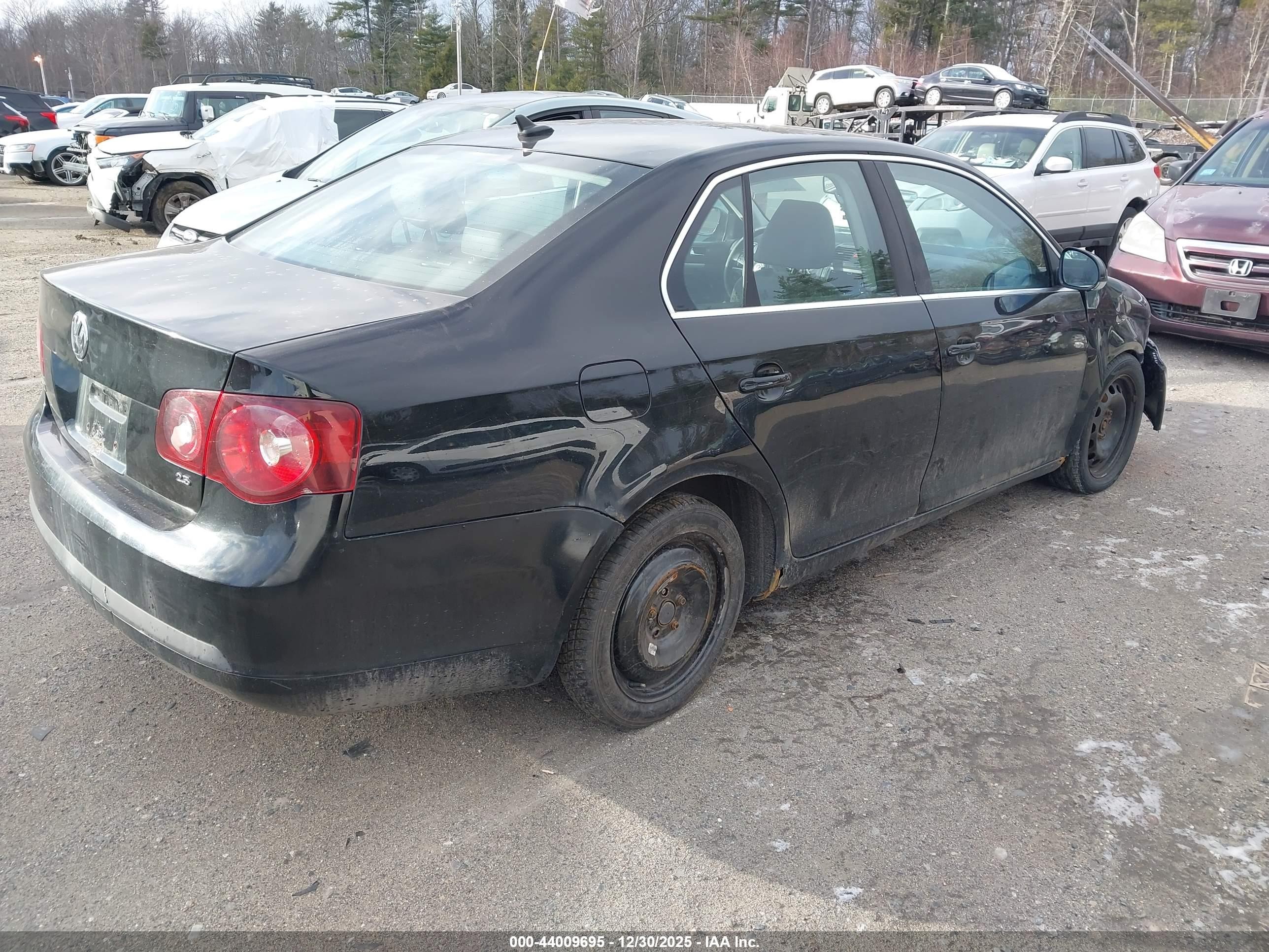 2009 Volkswagen Jetta Se/sel Black vin: 3VWRZ71K99M019997