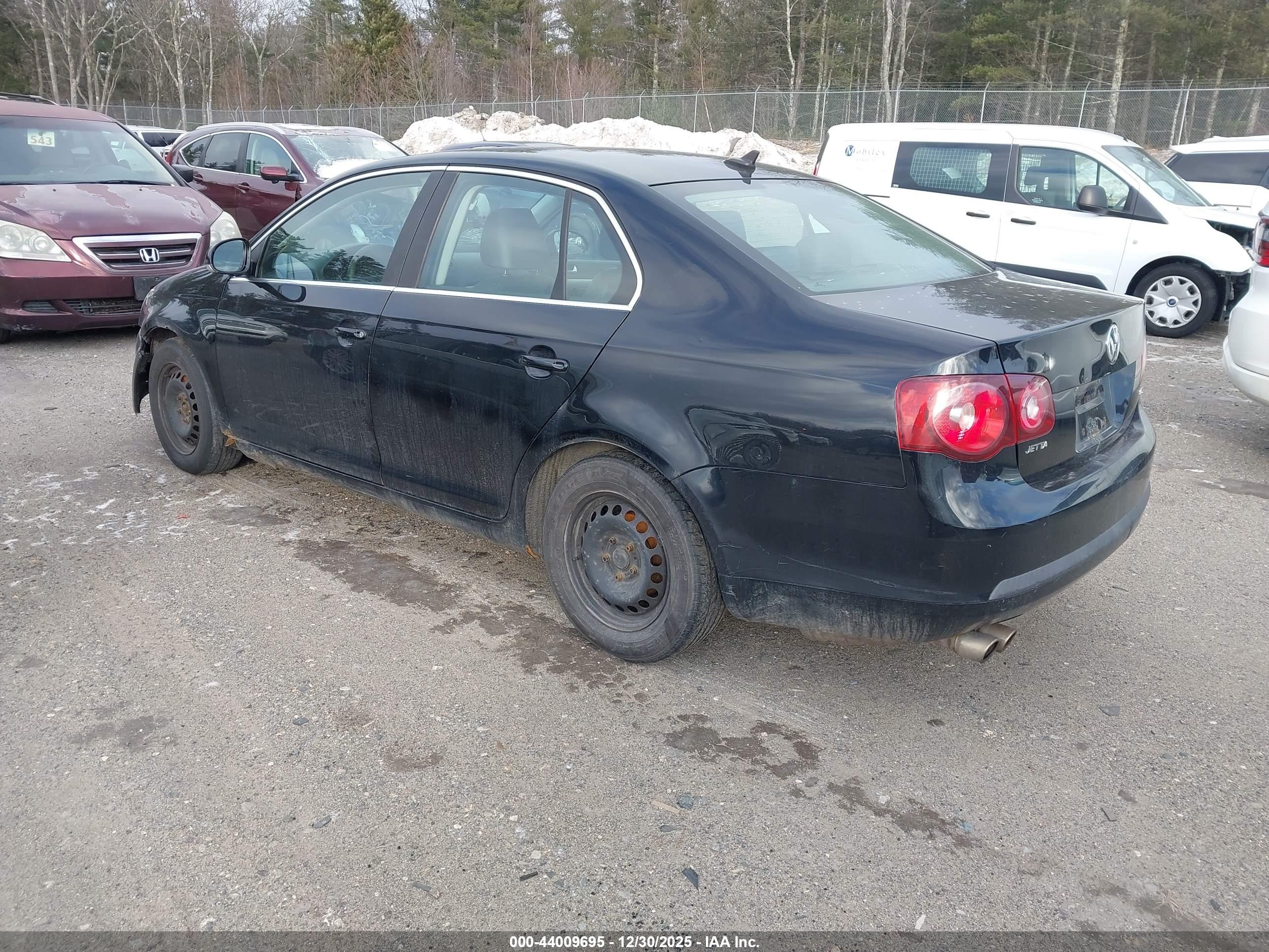 2009 Volkswagen Jetta Se/sel Black vin: 3VWRZ71K99M019997