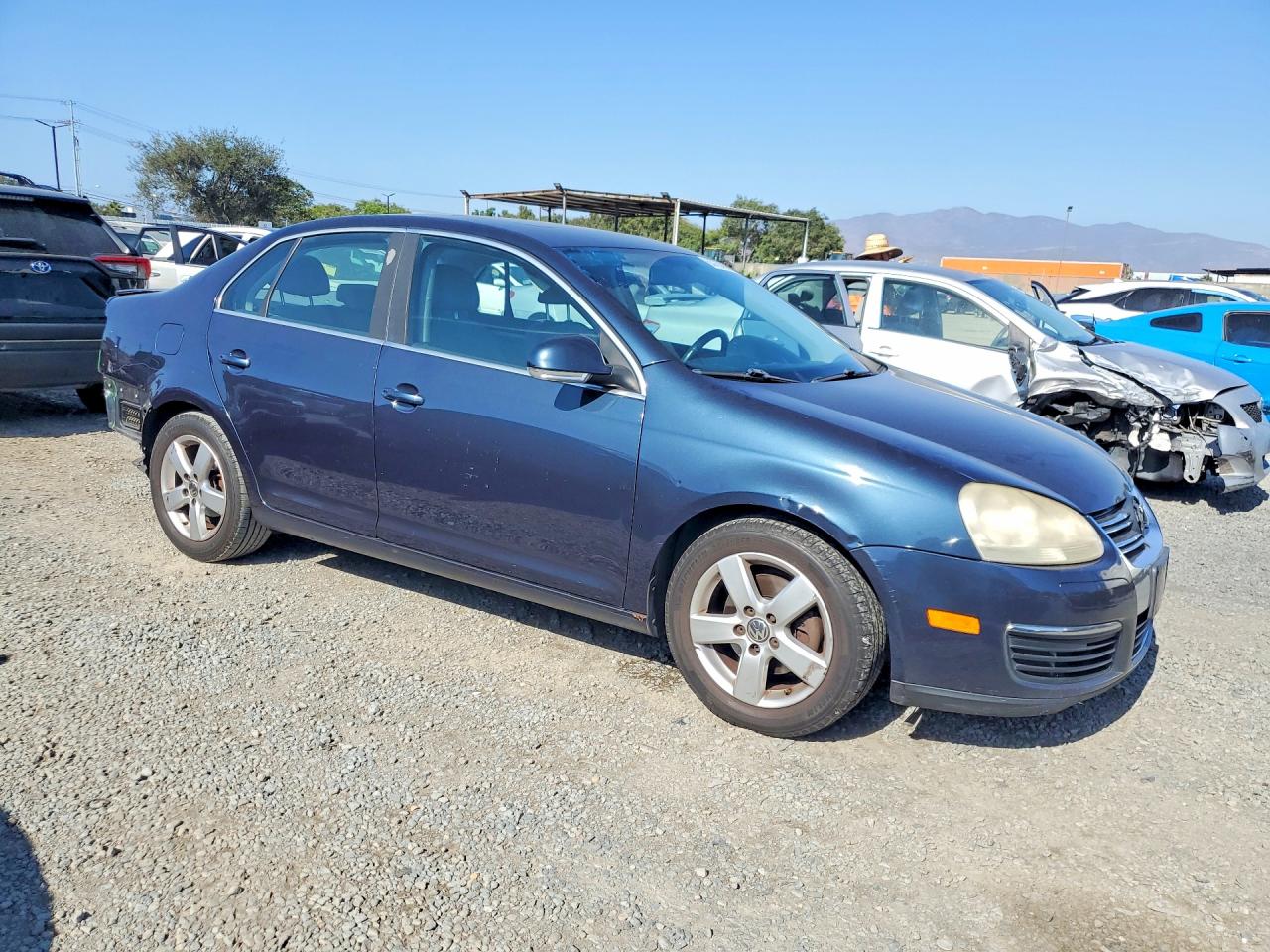 2008 Volkswagen Jetta Se Blue vin: 3VWRZ71KX8M051971