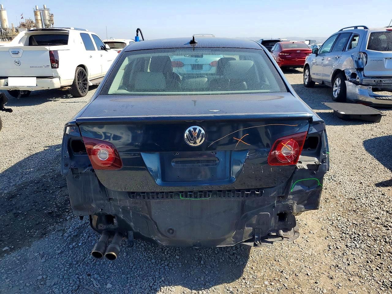2008 Volkswagen Jetta Se Blue vin: 3VWRZ71KX8M051971