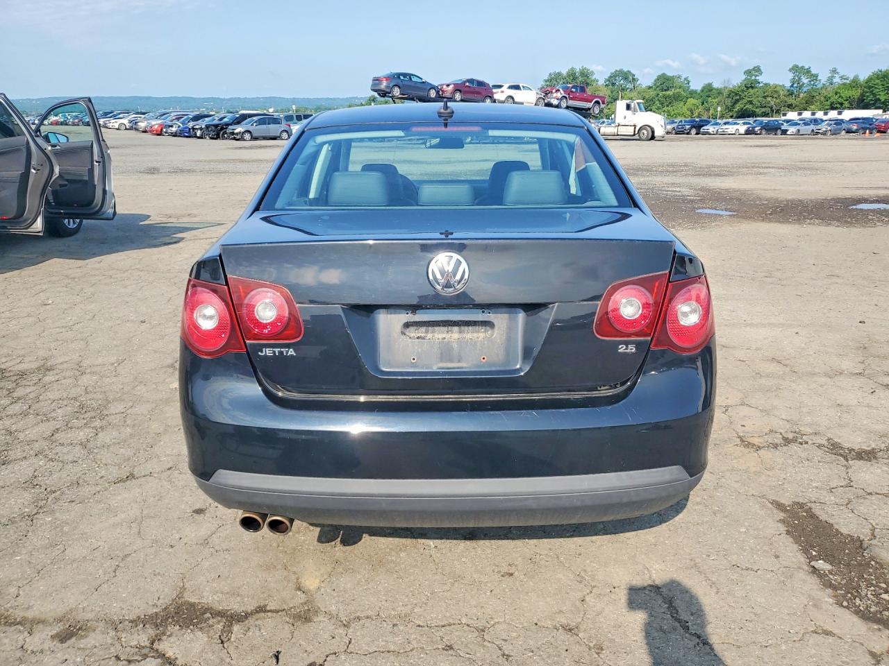2008 Volkswagen Jetta Se Black vin: 3VWRZ71KX8M107228