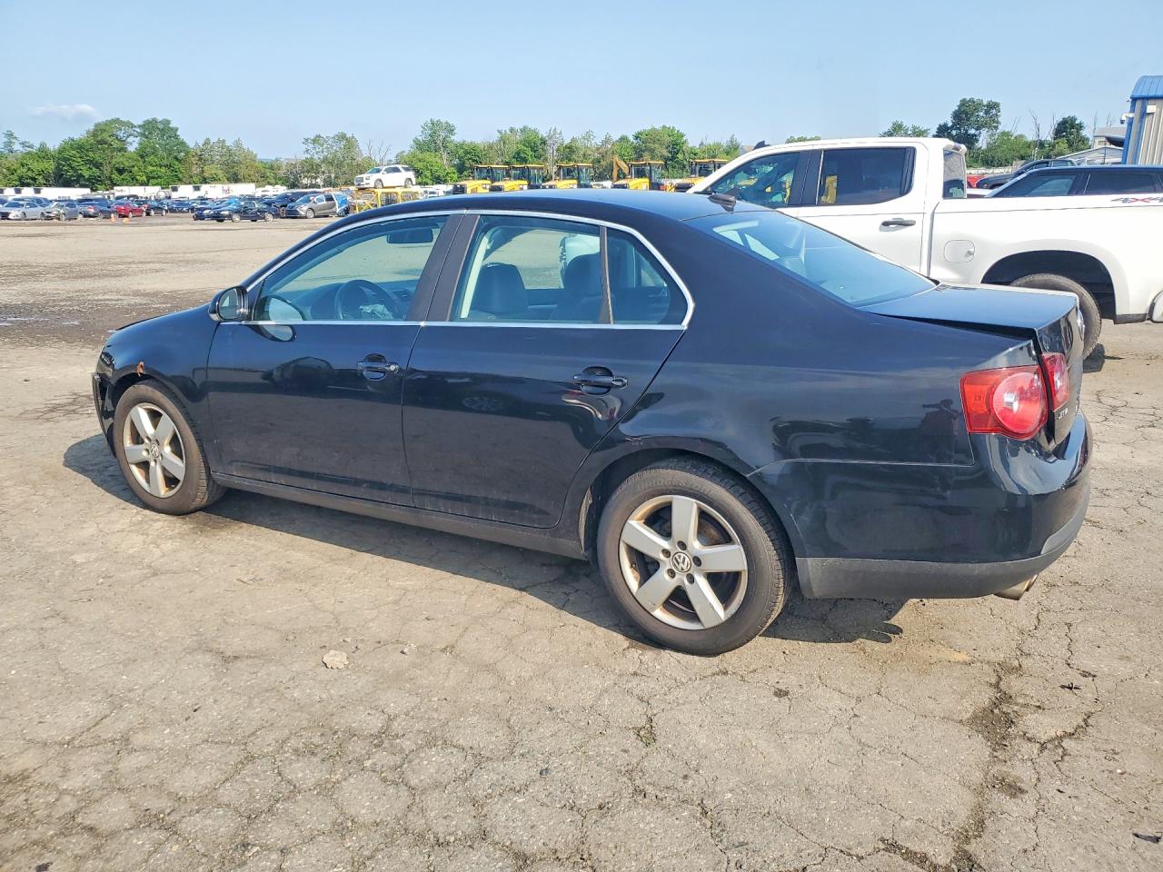 2008 Volkswagen Jetta Se Black vin: 3VWRZ71KX8M107228