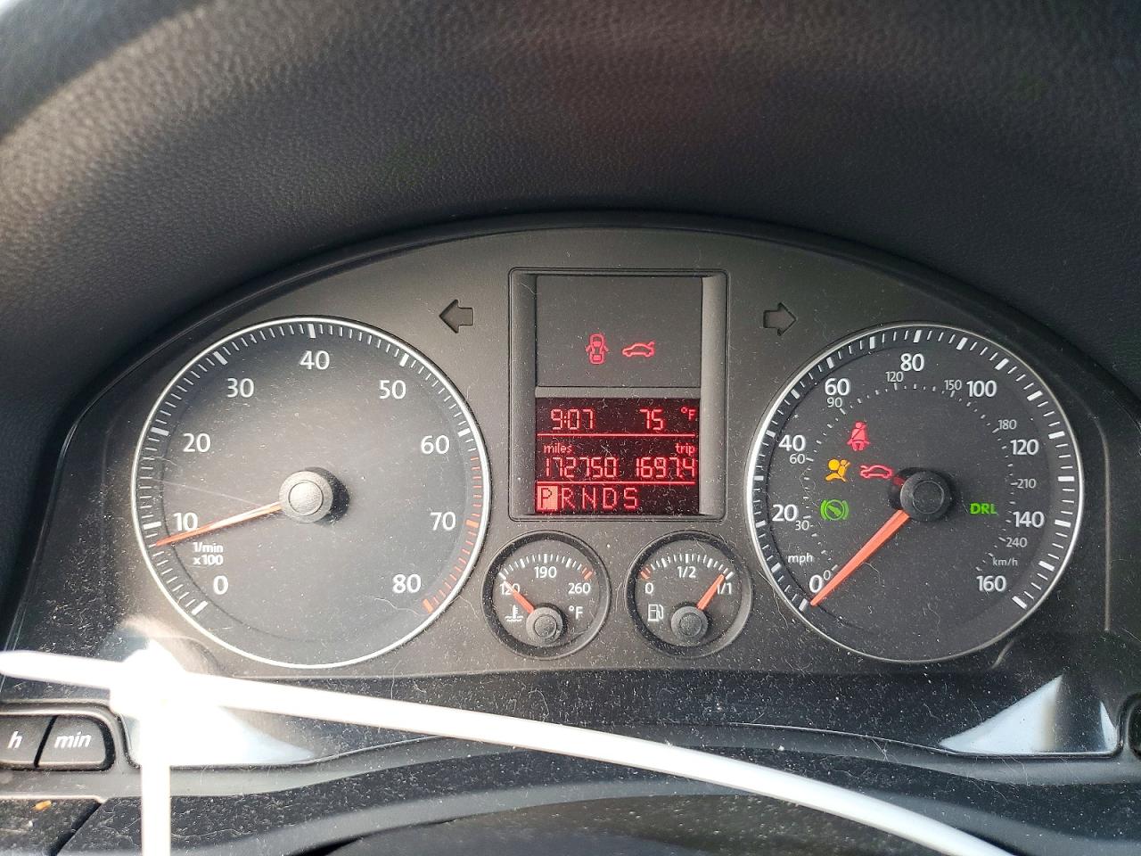2008 Volkswagen Jetta Se Black vin: 3VWRZ71KX8M107228