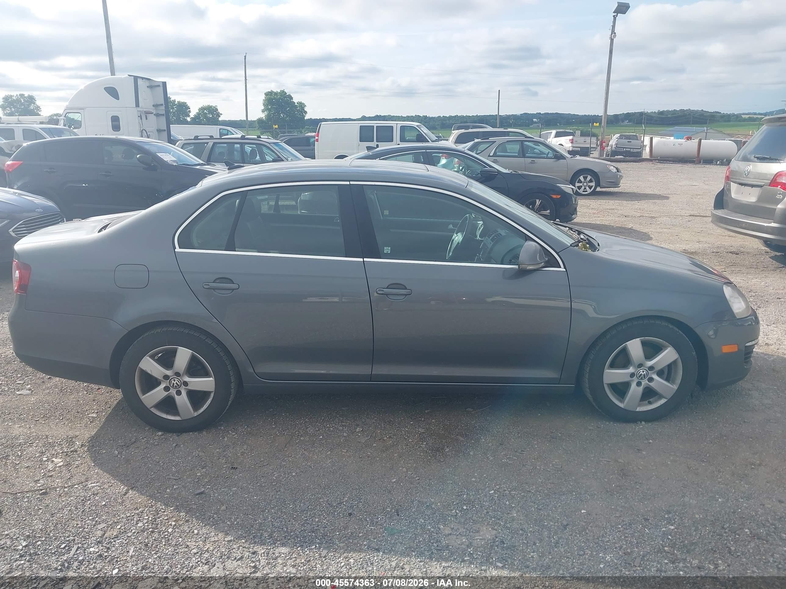 2009 Volkswagen Jetta Se Gray vin: 3VWRZ71KX9M099097