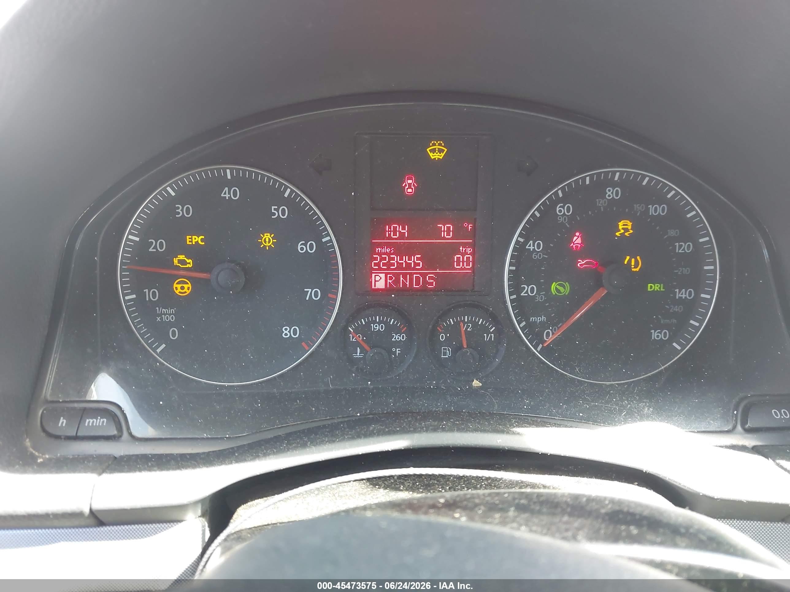2009 Volkswagen Jetta Se Red vin: 3VWRZ71KX9M120126