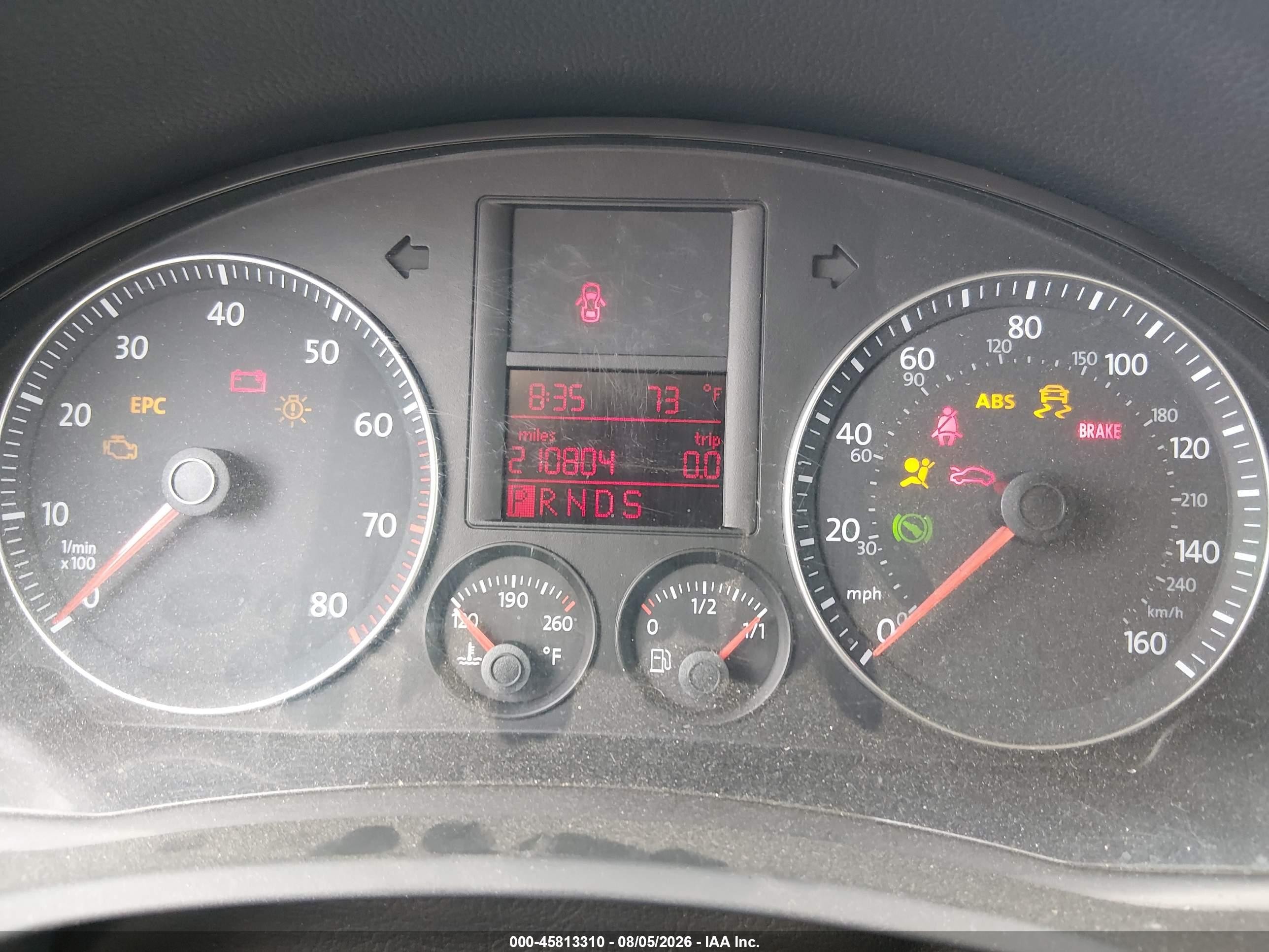 2009 Volkswagen Jetta Se Red vin: 3VWRZ71KX9M140487