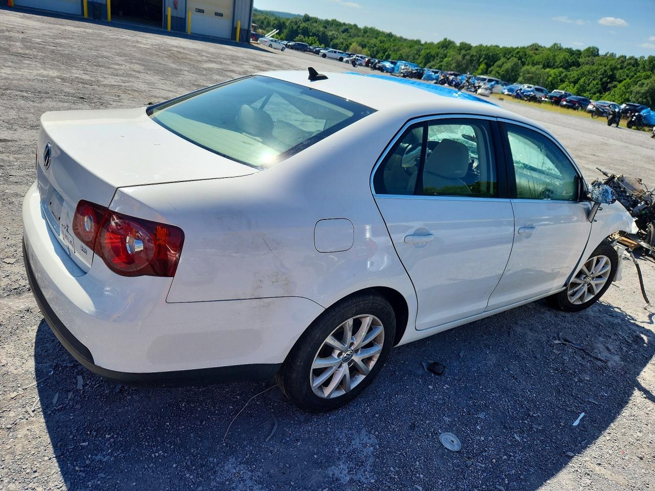 2010 Volkswagen Jetta Se White vin: 3VWRZ7AJ0AM033654